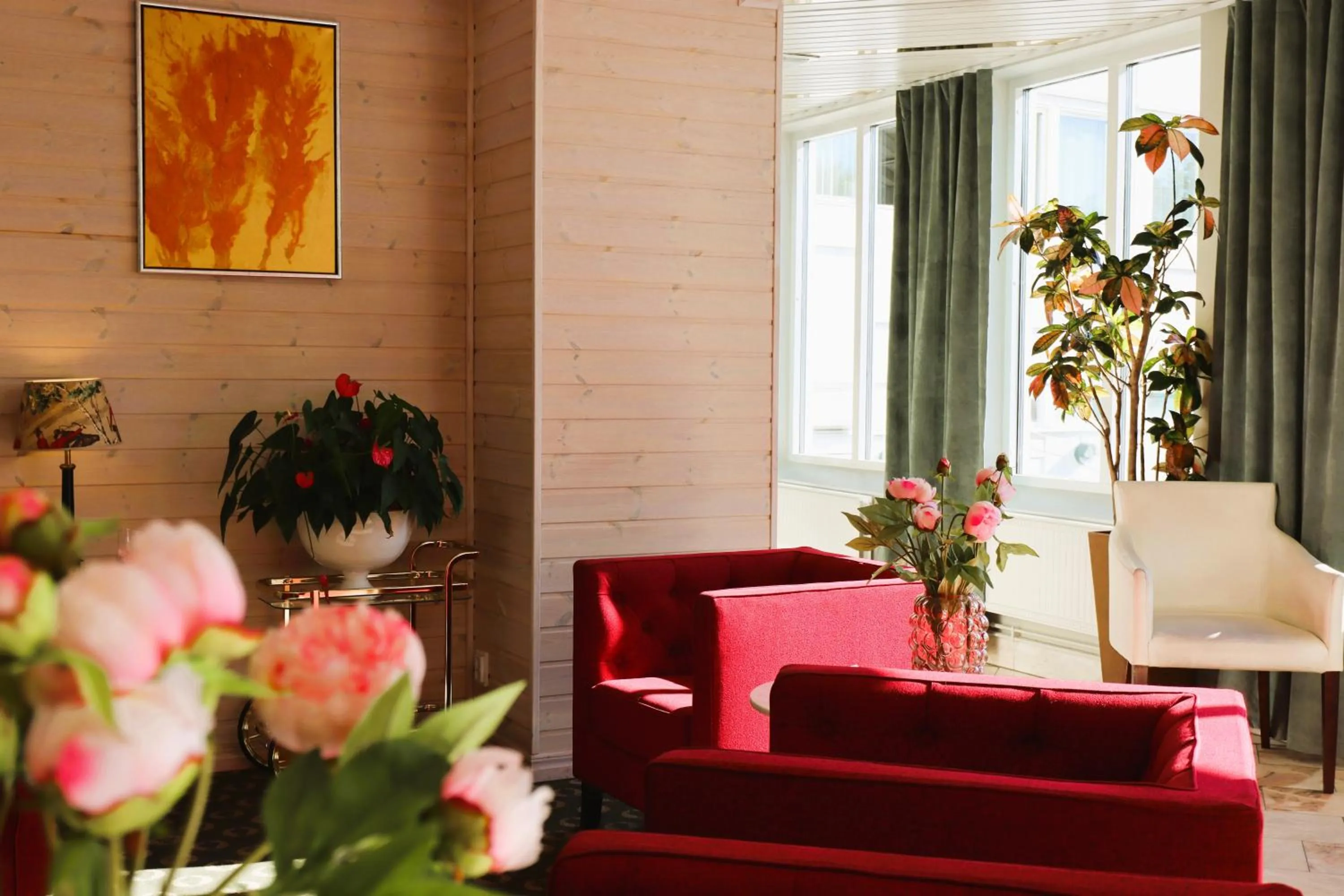 Lobby or reception in Vänerport Stadshotell i Mariestad