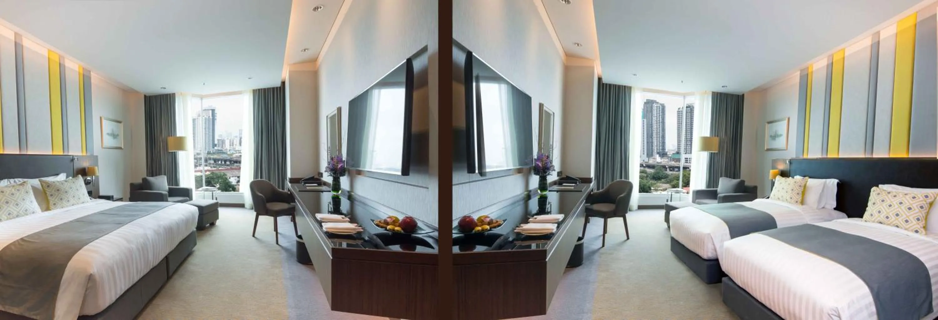 Bedroom, Bed in Lancaster Bangkok