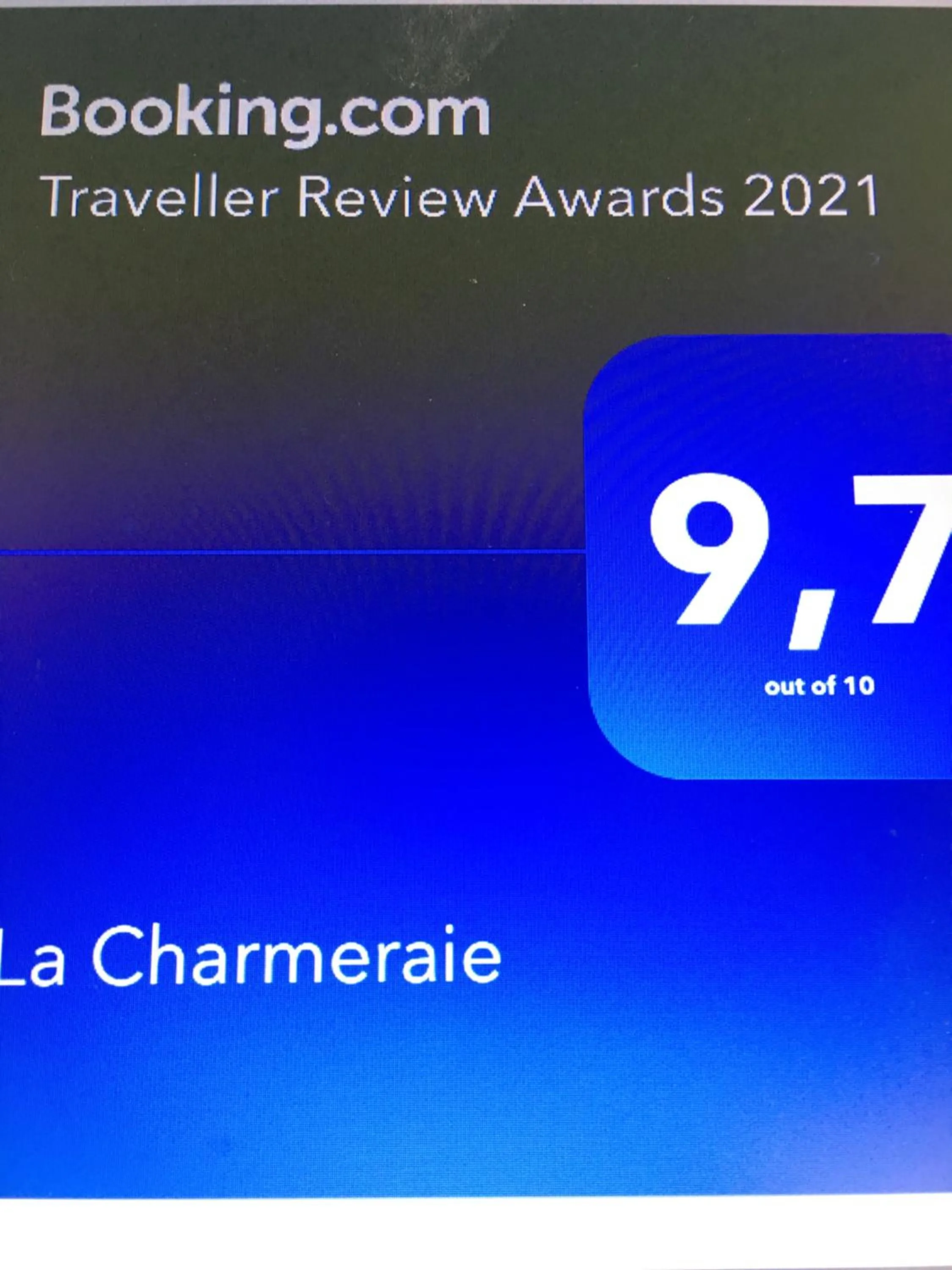 Logo/Certificate/Sign in La Charmeraie