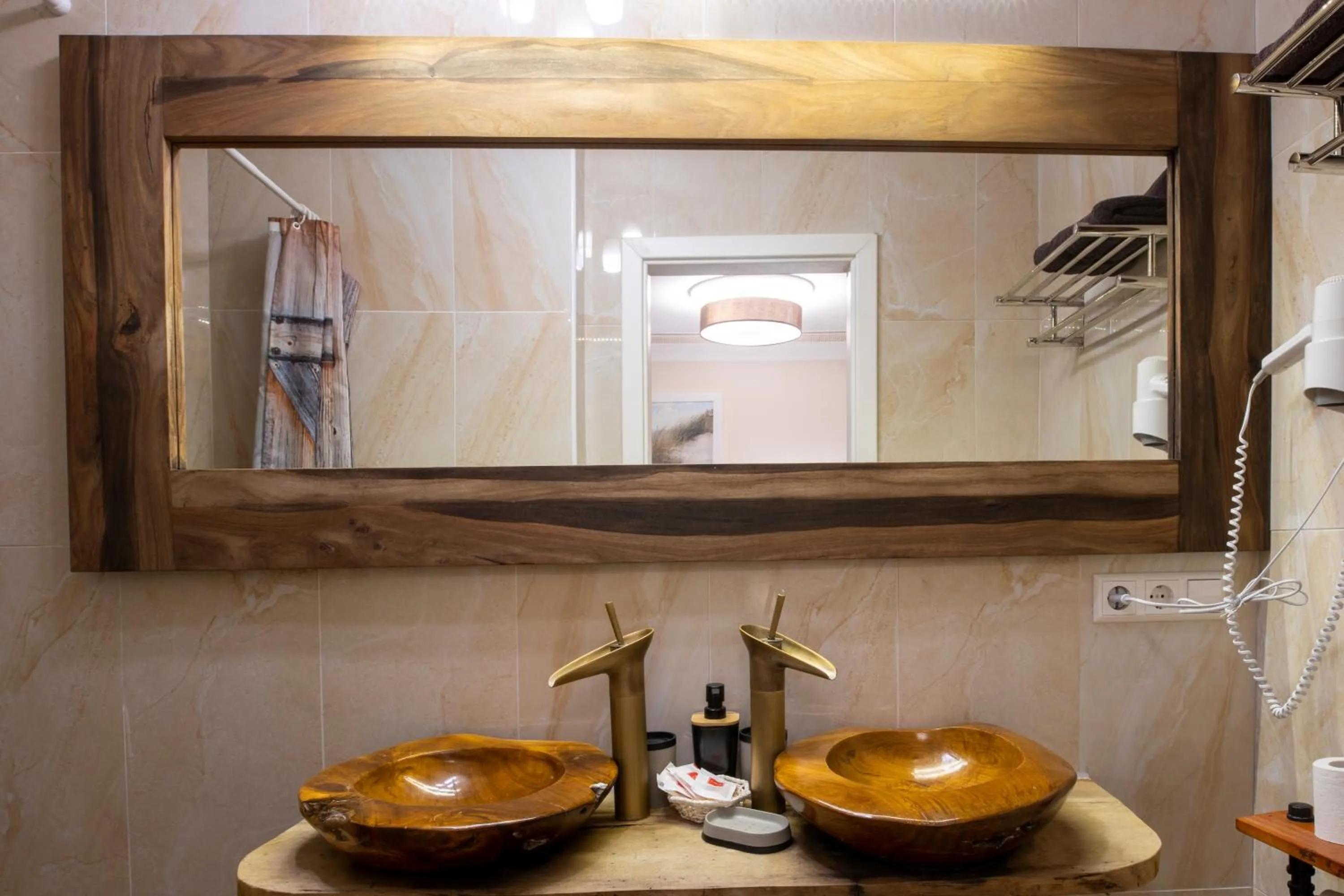 Bathroom in Hotel Restaurant Meteora