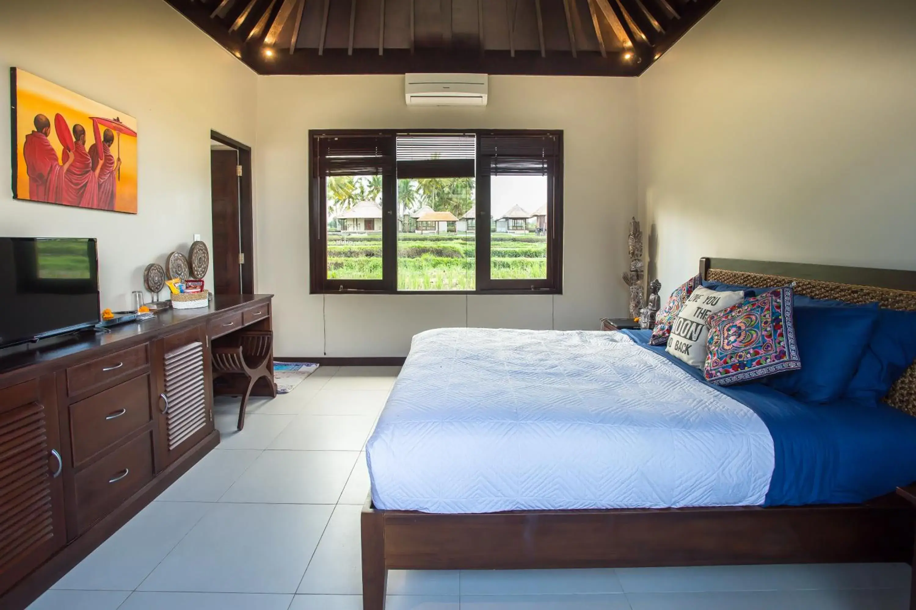 Standard Double Room with Ricefield View in Solo Villas & Retreat Standard Double Room with Ricefield View in Solo Villas & Retreat