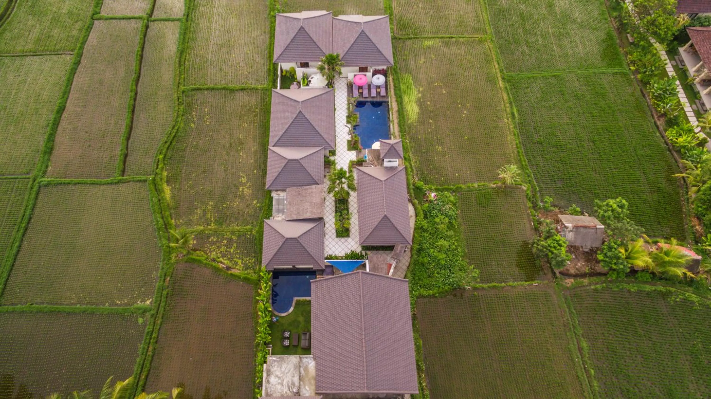 Bird's eye view in Solo Villas & Retreat