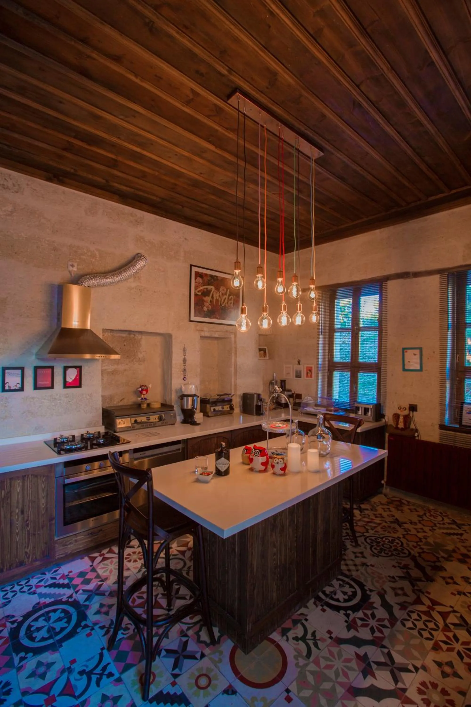 Kitchen or kitchenette in Asuwari Suites Cappadocia