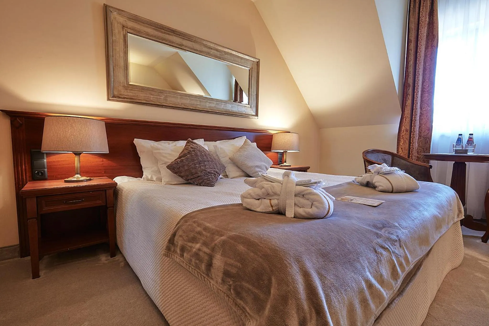 Bed in Grand Hotel Stamary