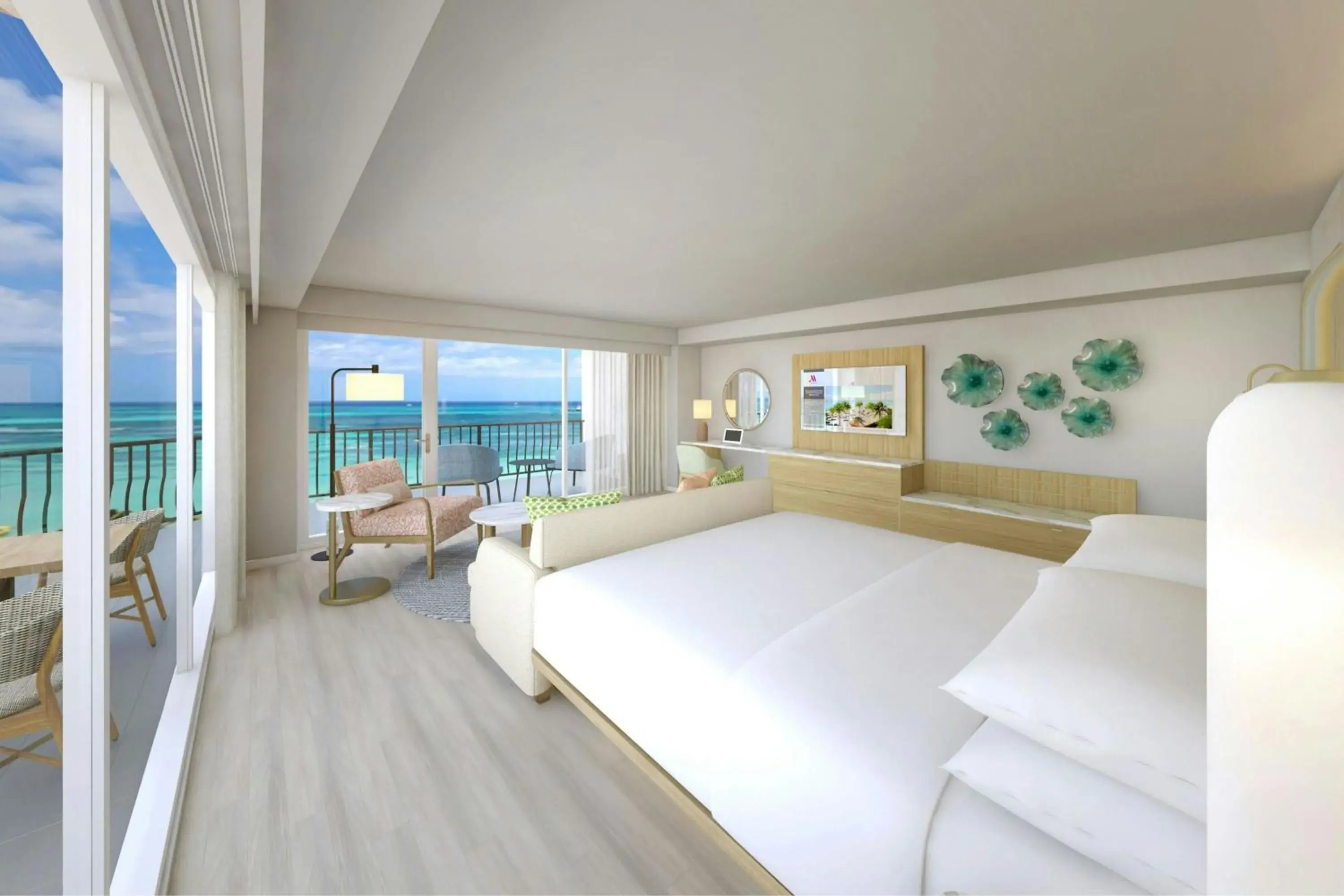Oceanfront One-Bedroom Junior Suite in Aruba Marriott Resort & Stellaris Casino Oceanfront One-Bedroom Junior Suite in Aruba Marriott Resort & Stellaris Casino