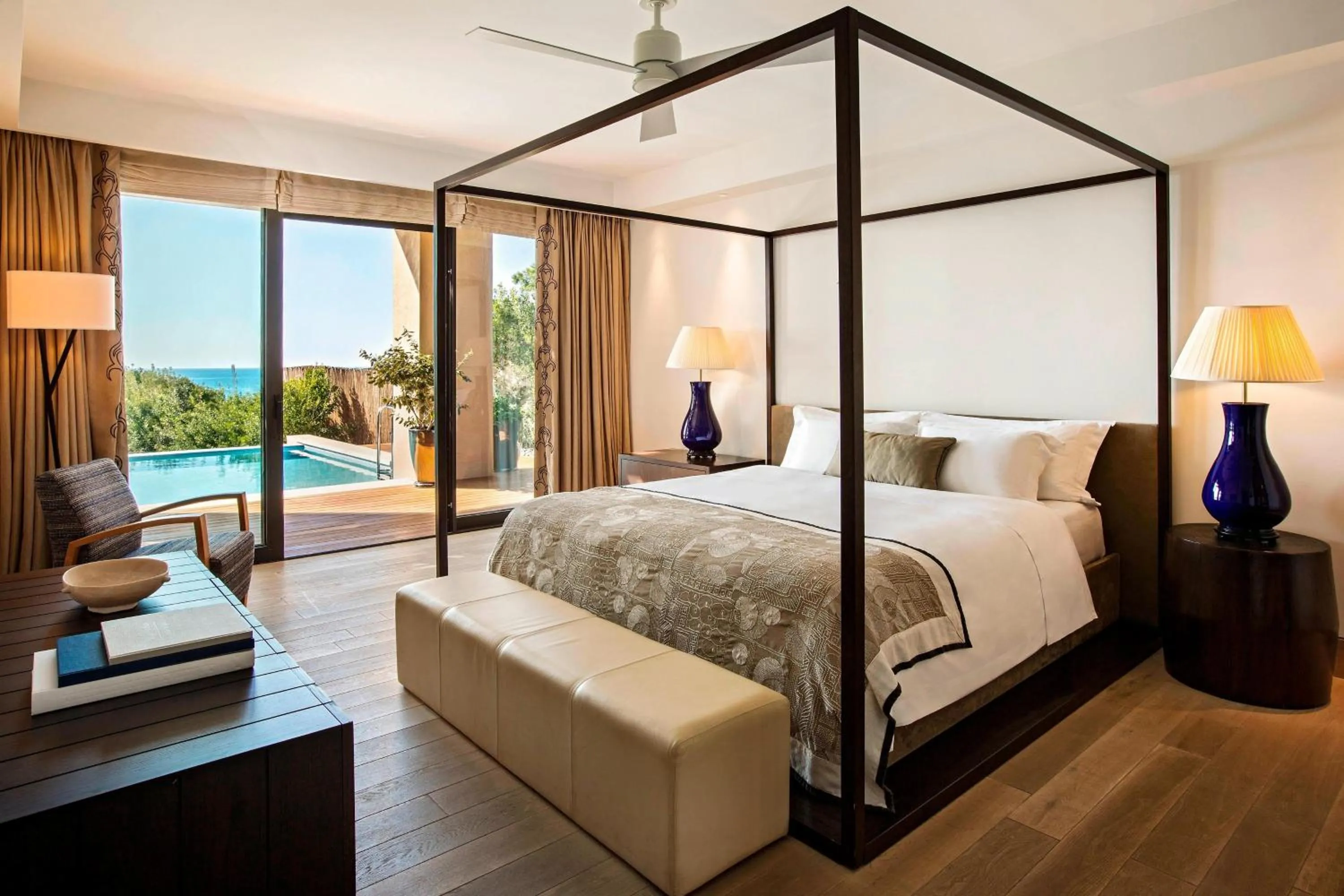 Bedroom, Bed in The Romanos, a Luxury Collection Resort, Costa Navarino