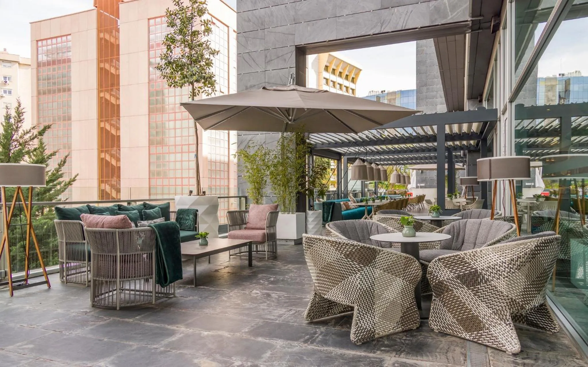 Balcony/Terrace in Ilunion Atrium