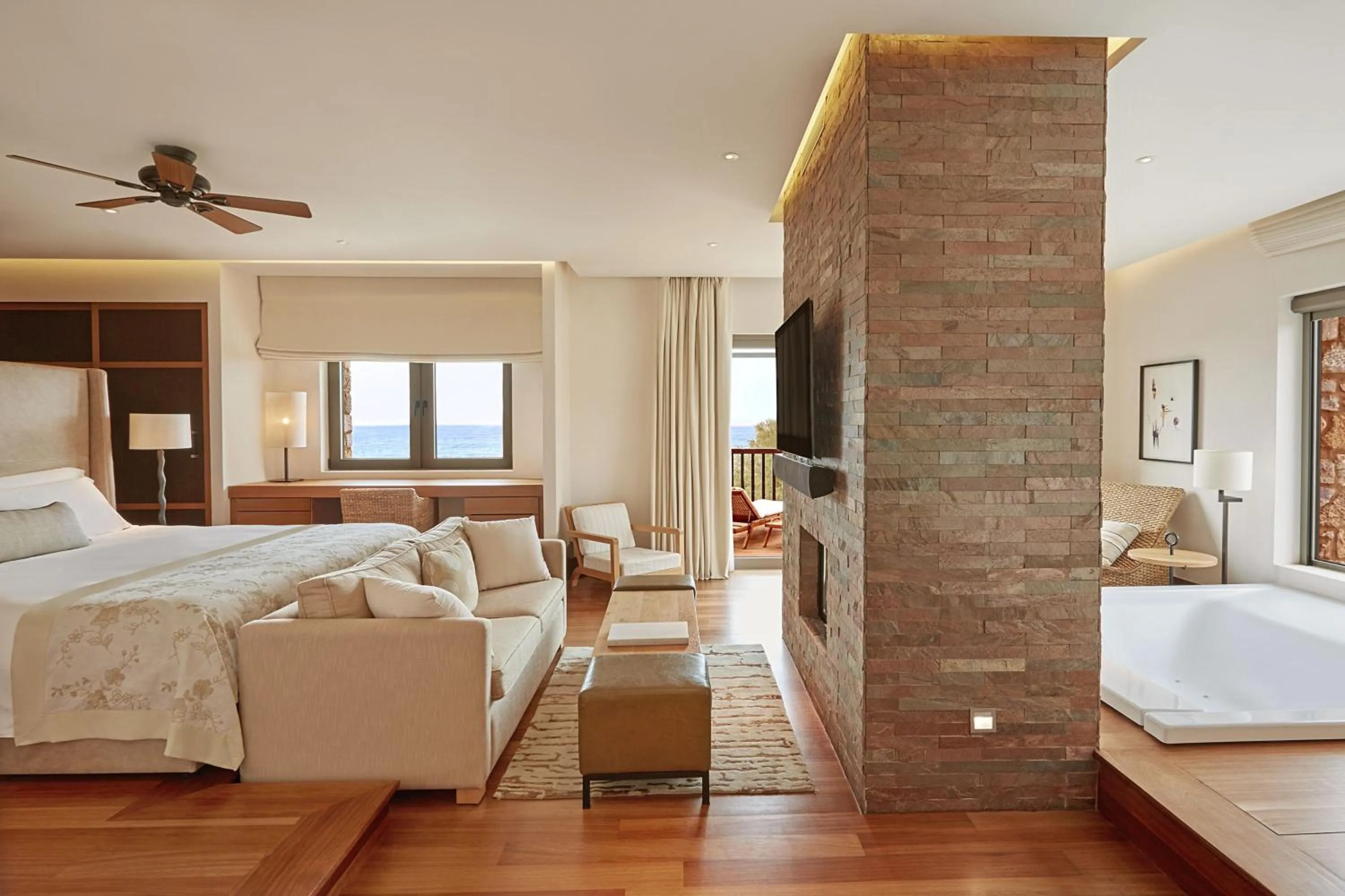 Bedroom, Bed in The Westin Resort, Costa Navarino