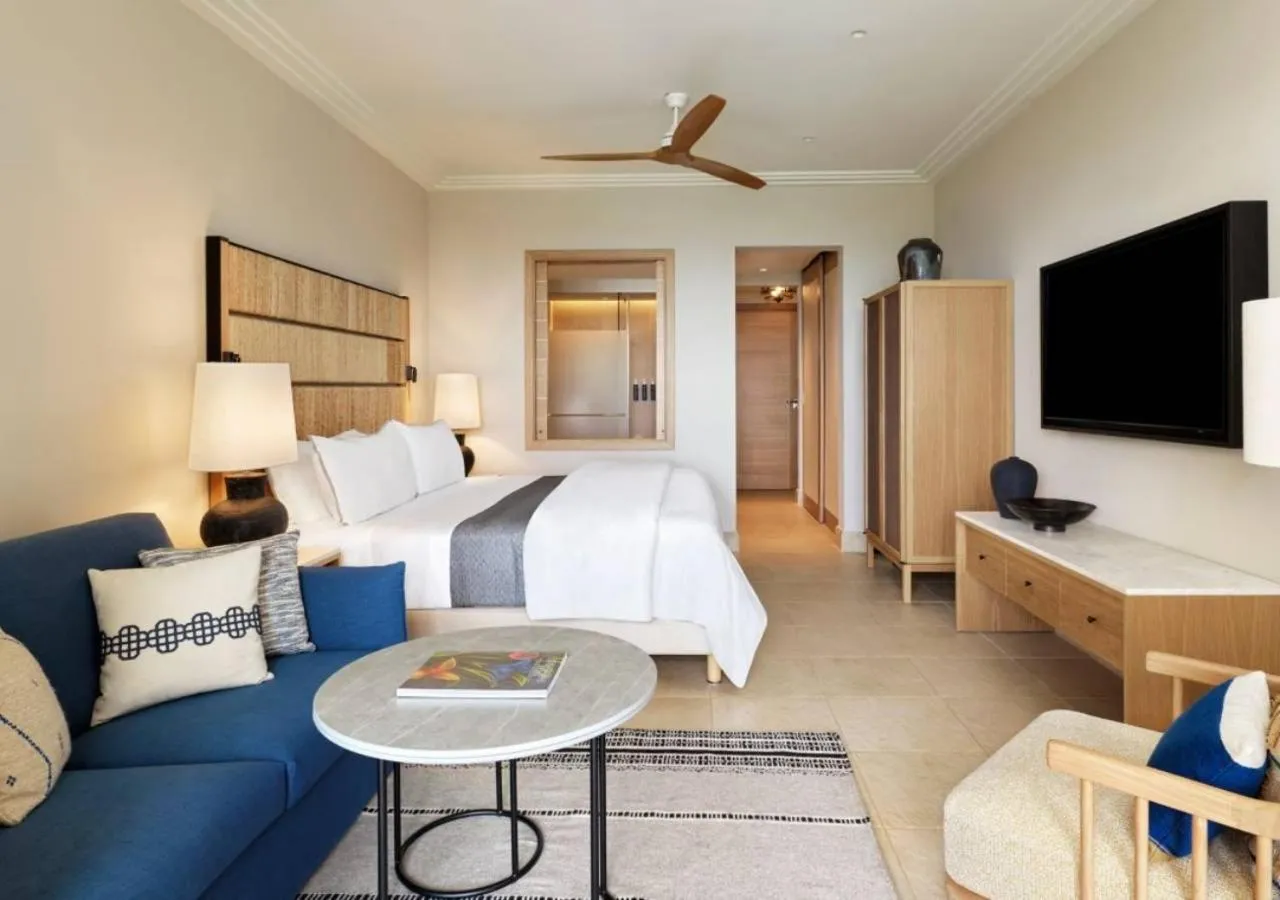 Deluxe Garden View, Guest room, 1 King, Sofa bed, Balcony in The Westin Resort, Costa Navarino