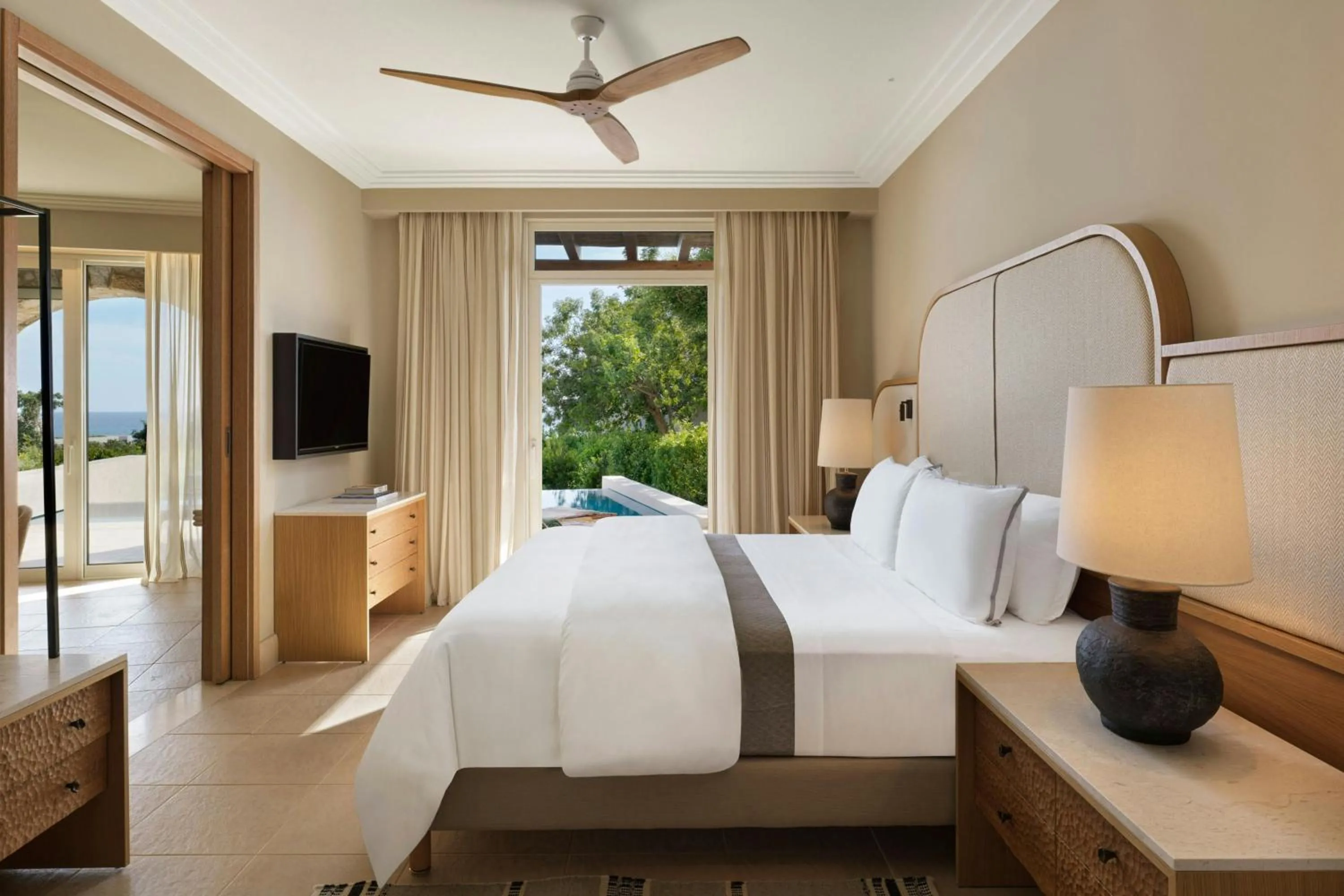 Photo of the whole room, Bed in The Westin Resort, Costa Navarino