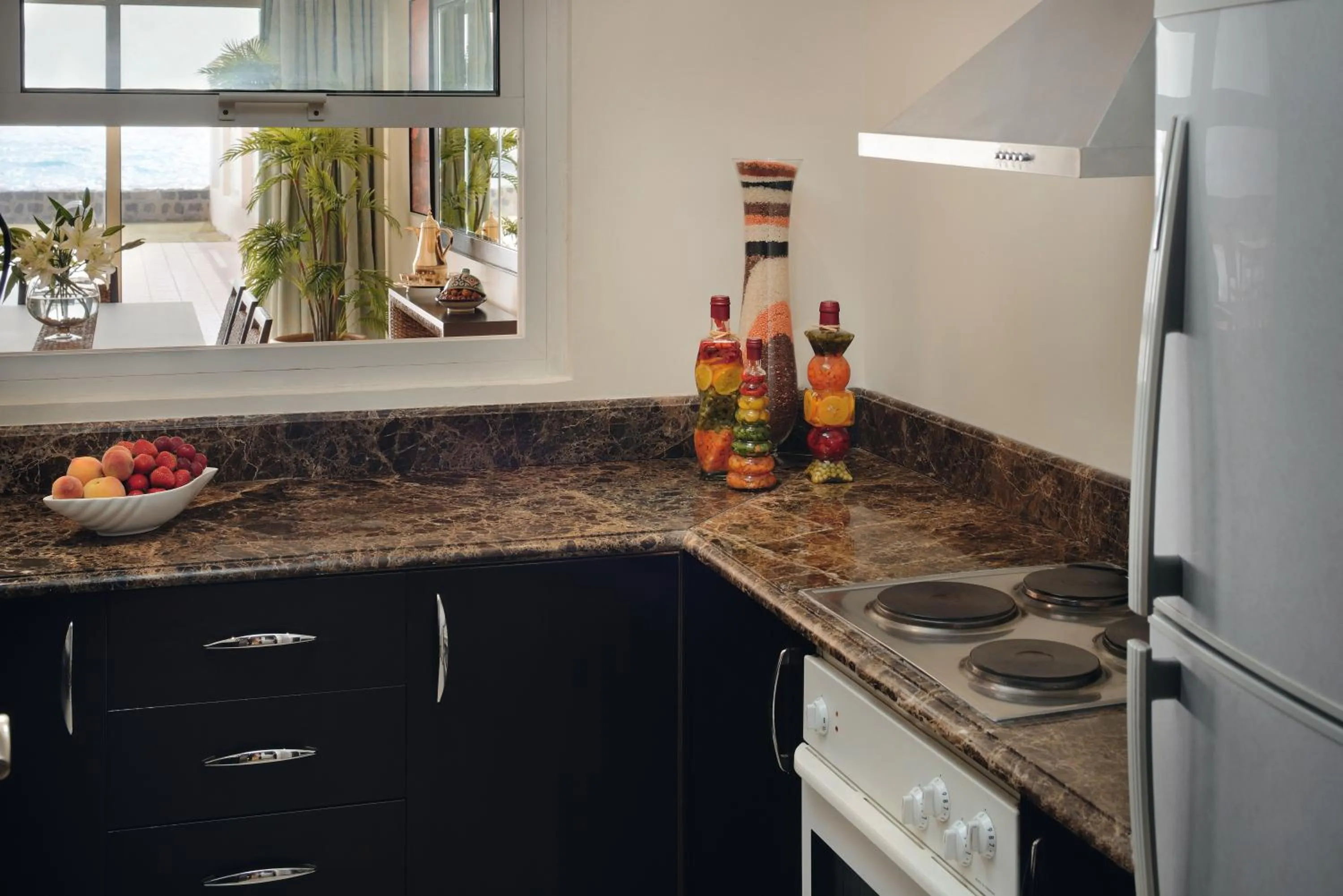 Kitchen or kitchenette in Al Nawras Island Resort