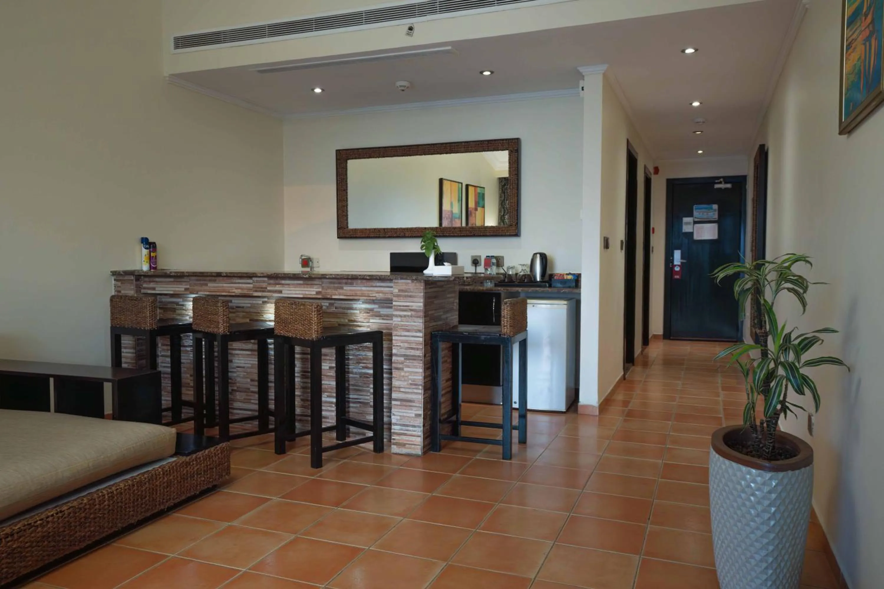 Kitchen or kitchenette in Al Nawras Island Resort