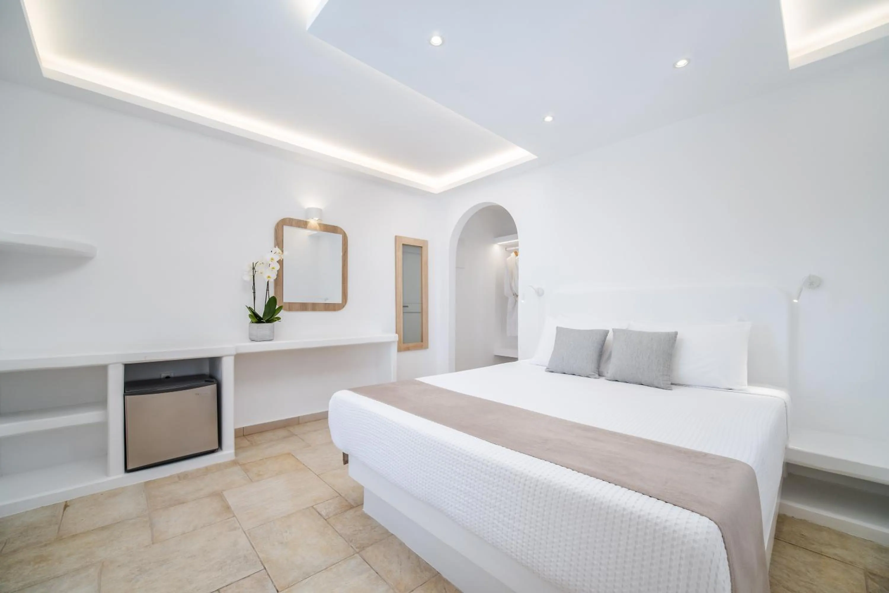 Bed in Serenità Luxury Suites