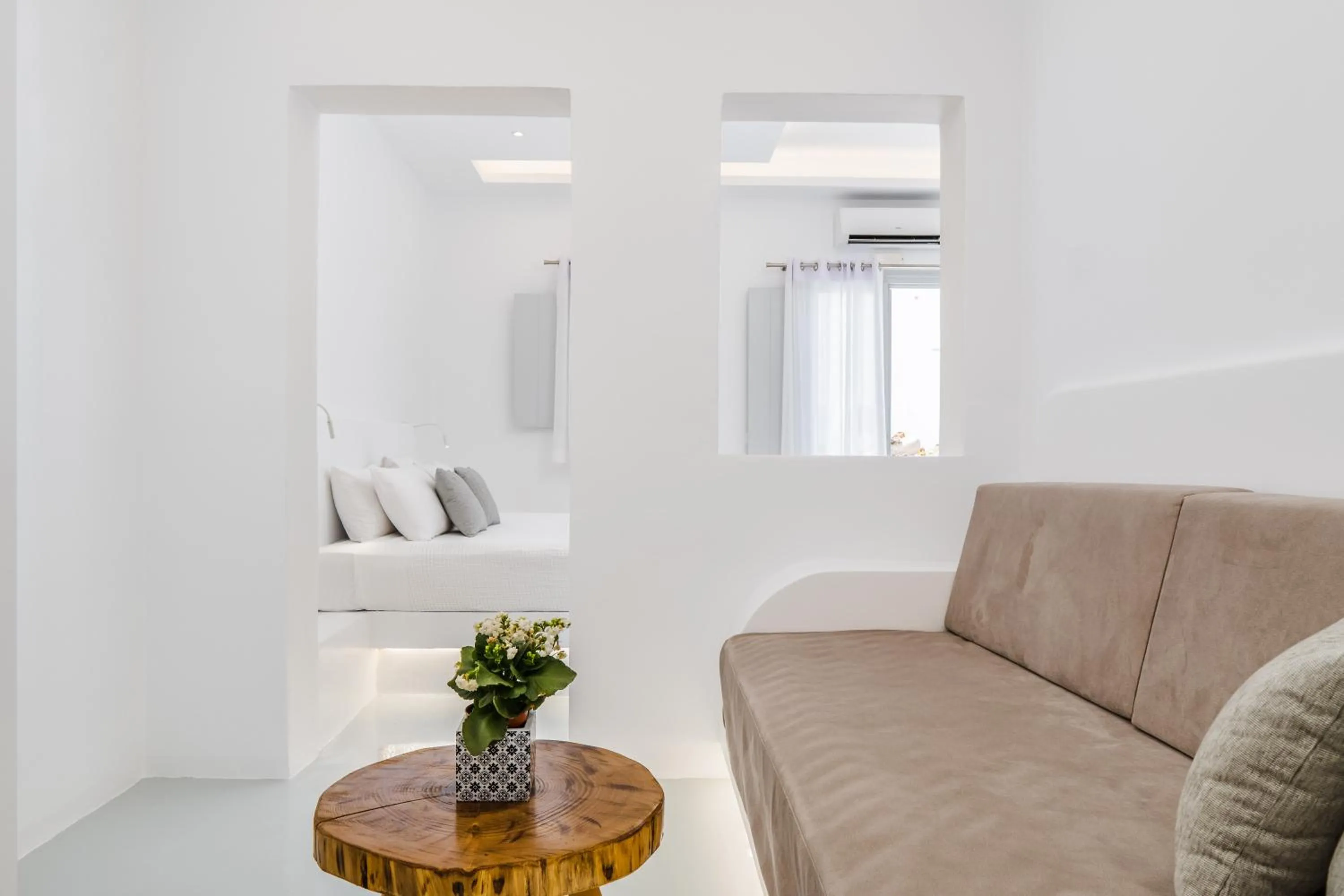 Seating area in Serenità Luxury Suites