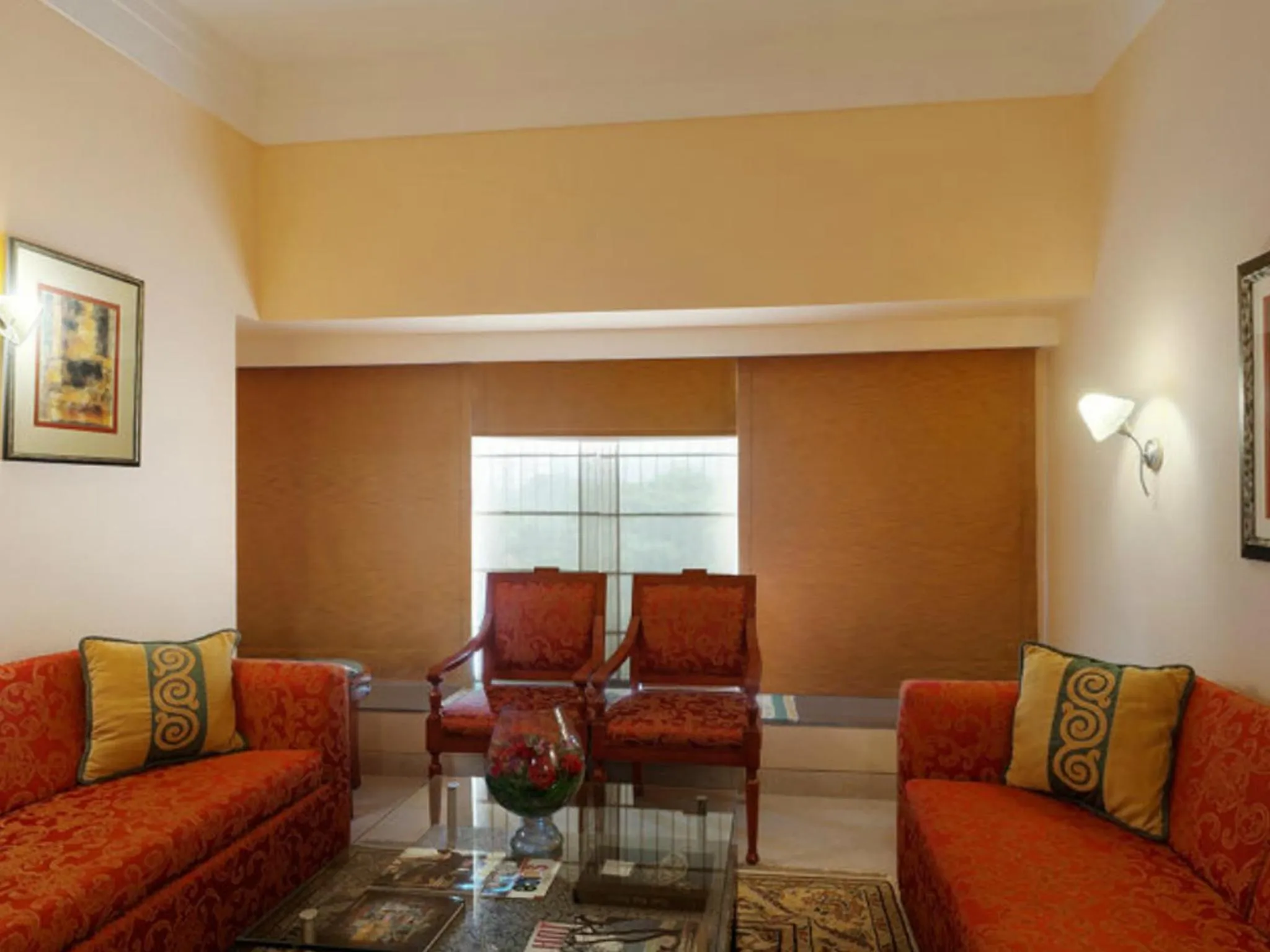 Living room in The Lalit Ashok
