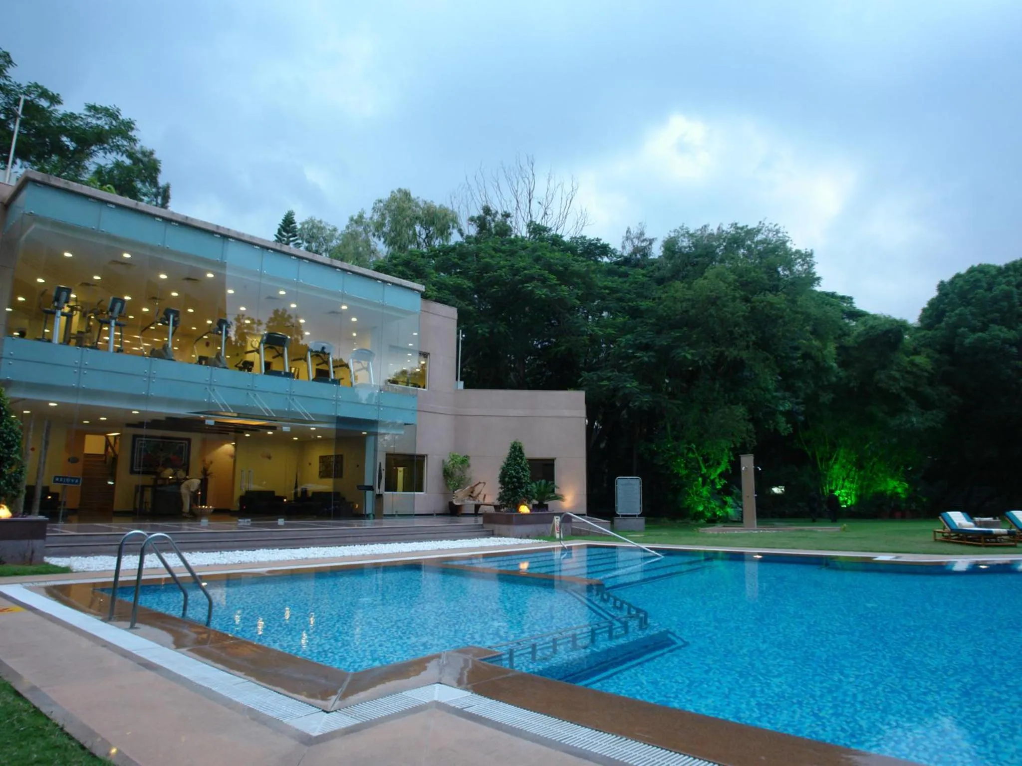 Swimming pool in The Lalit Ashok
