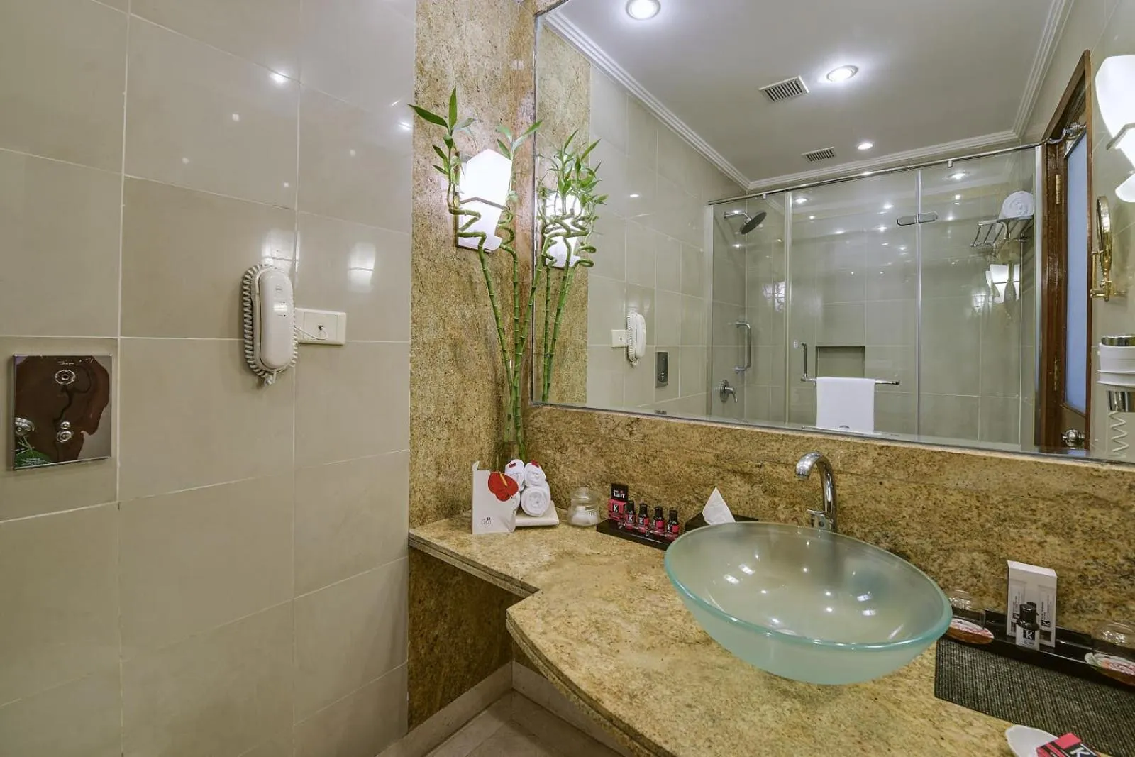 Bathroom in The Lalit Ashok