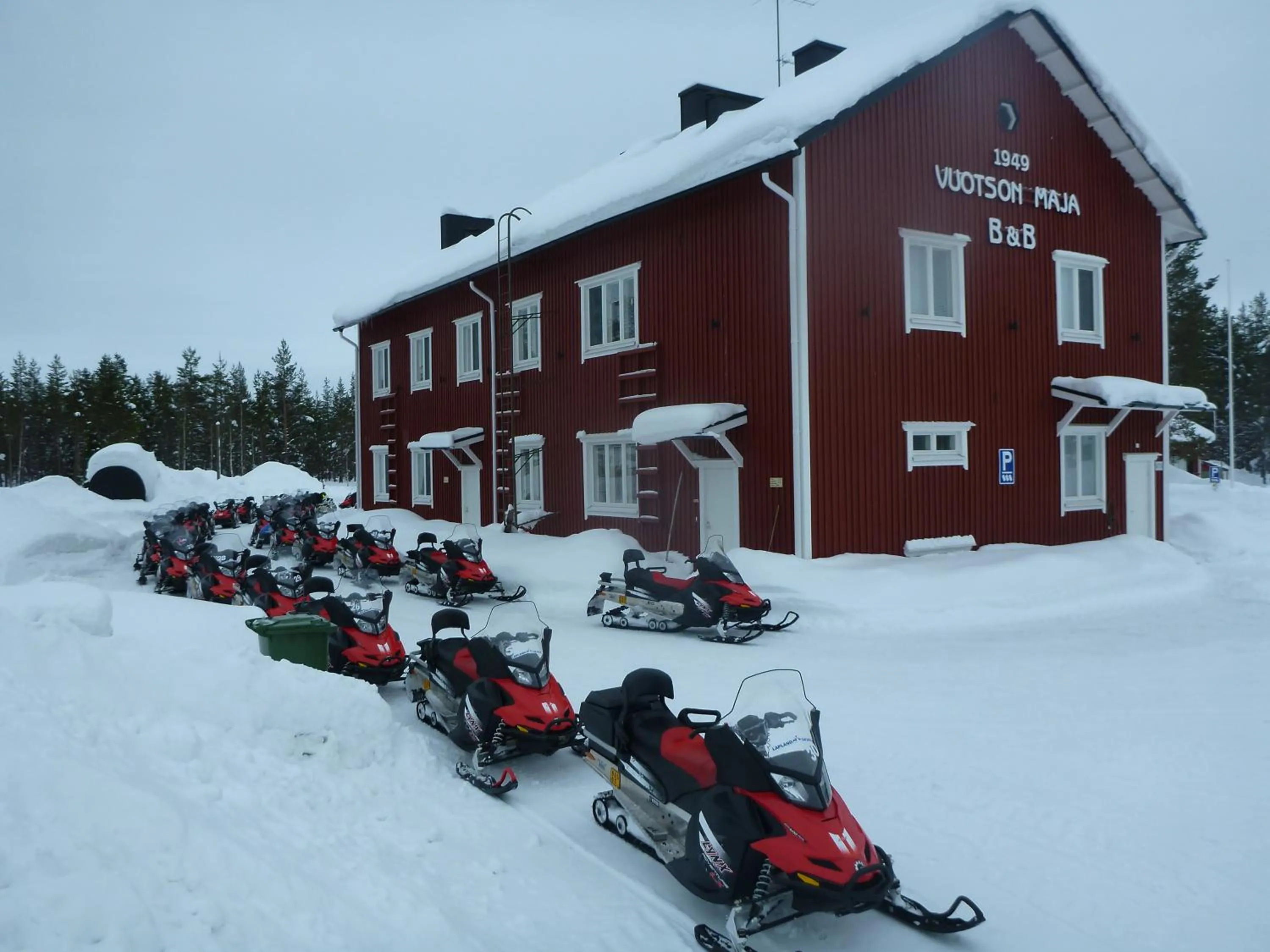 Property building in Vuotson Maja B&B