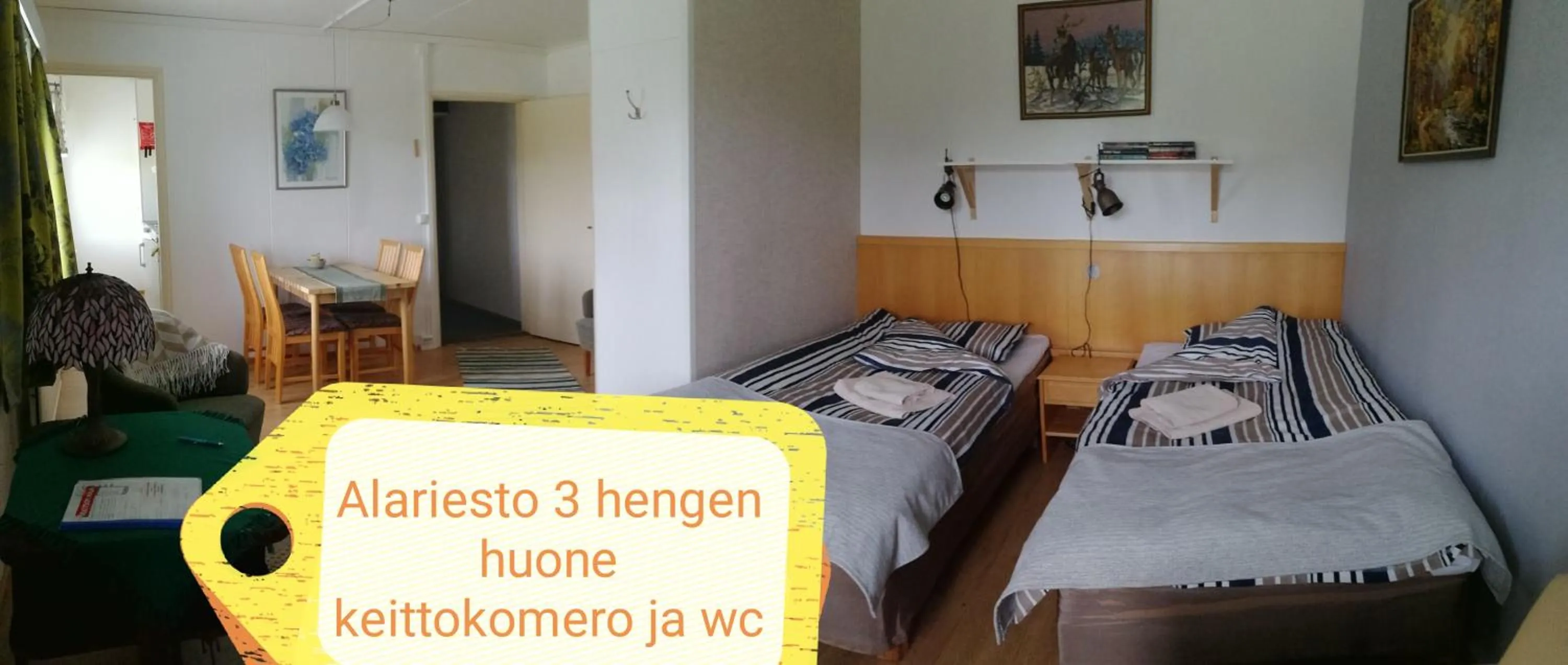Bed in Vuotson Maja B&B