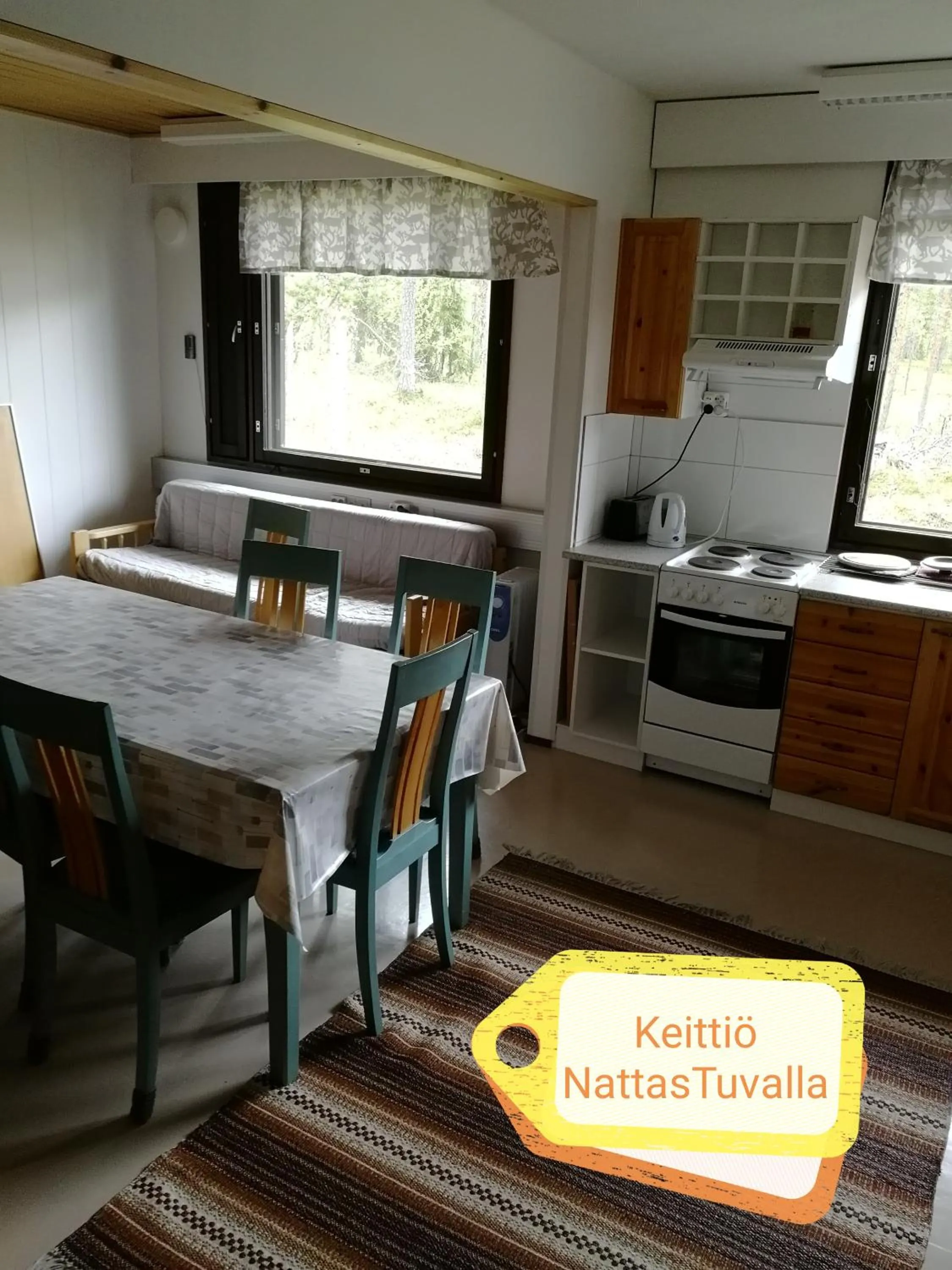 Communal lounge/ TV room in Vuotson Maja B&B