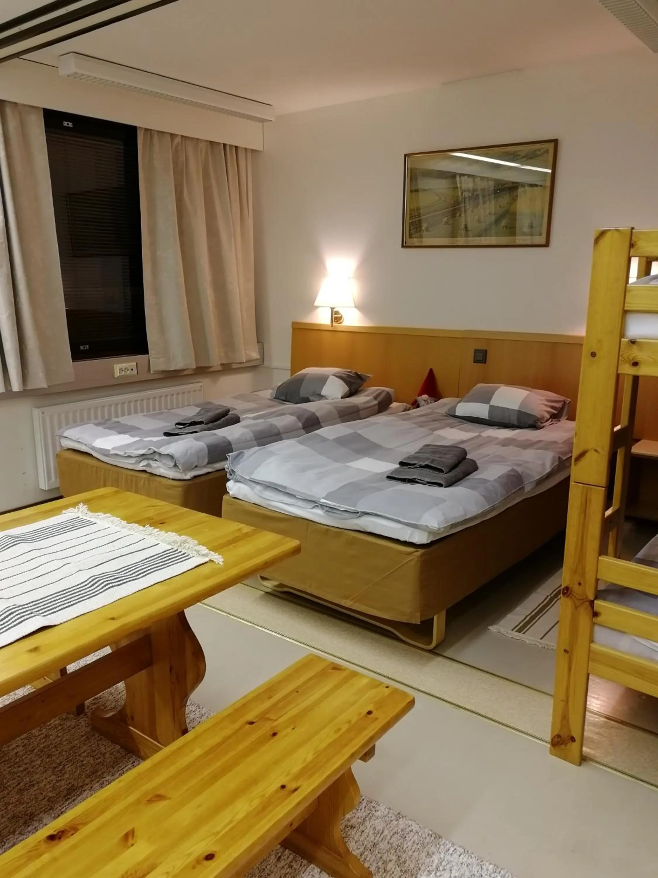 Bed in Vuotson Maja B&B