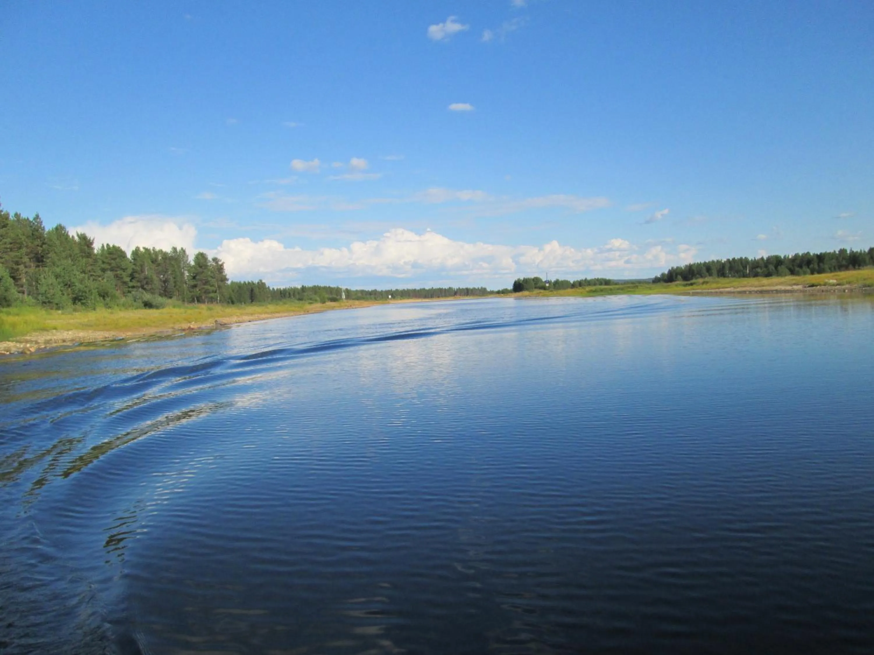 Fishing in Vuotson Maja B&B