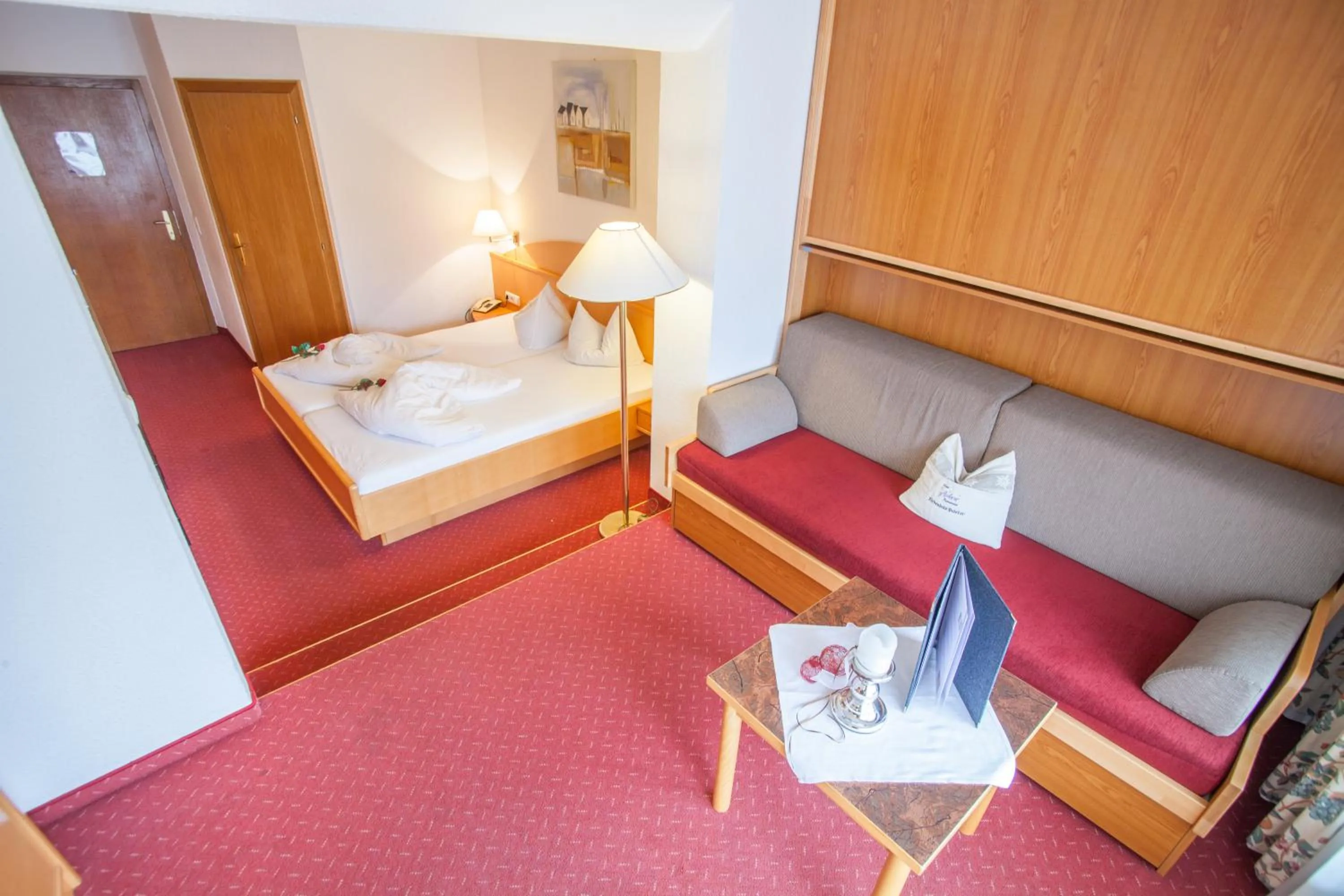 Bed in Hotel Auderer