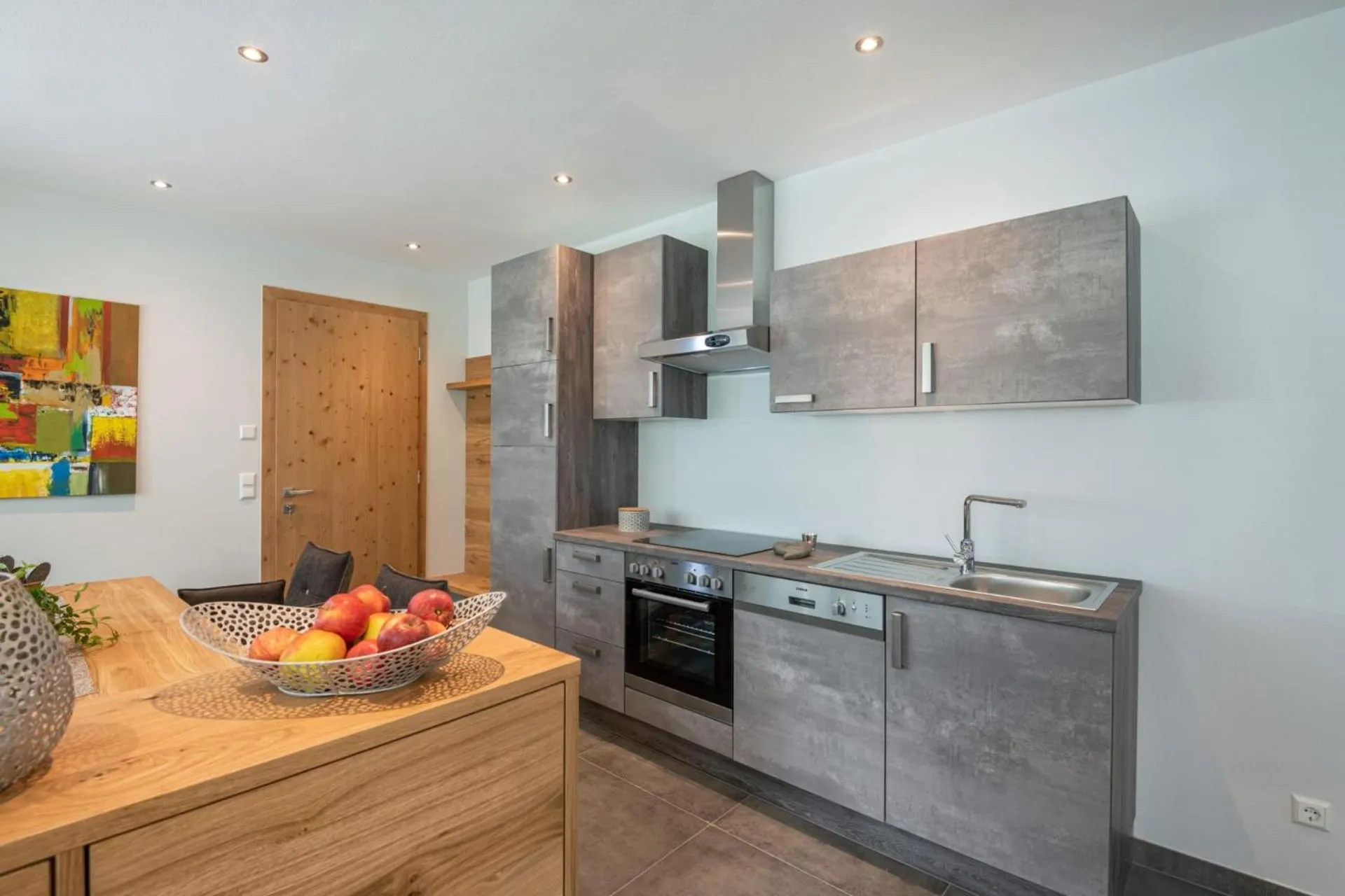 Kitchen or kitchenette in Natur & Familienhotel Der Stieglerhof