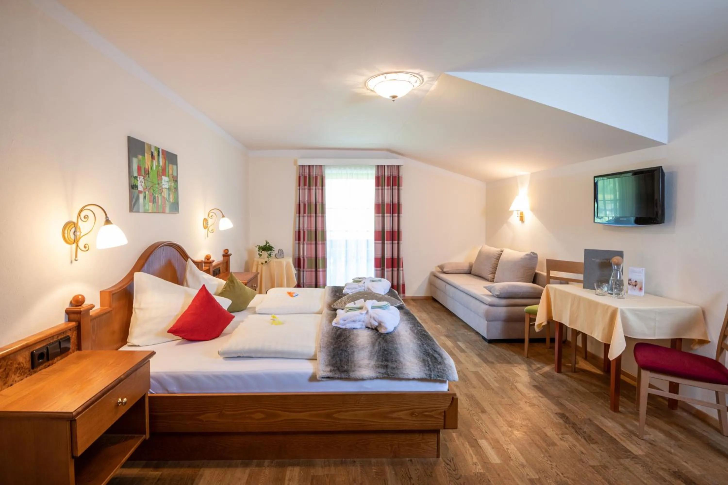 Bedroom, Bed in Natur & Familienhotel Der Stieglerhof