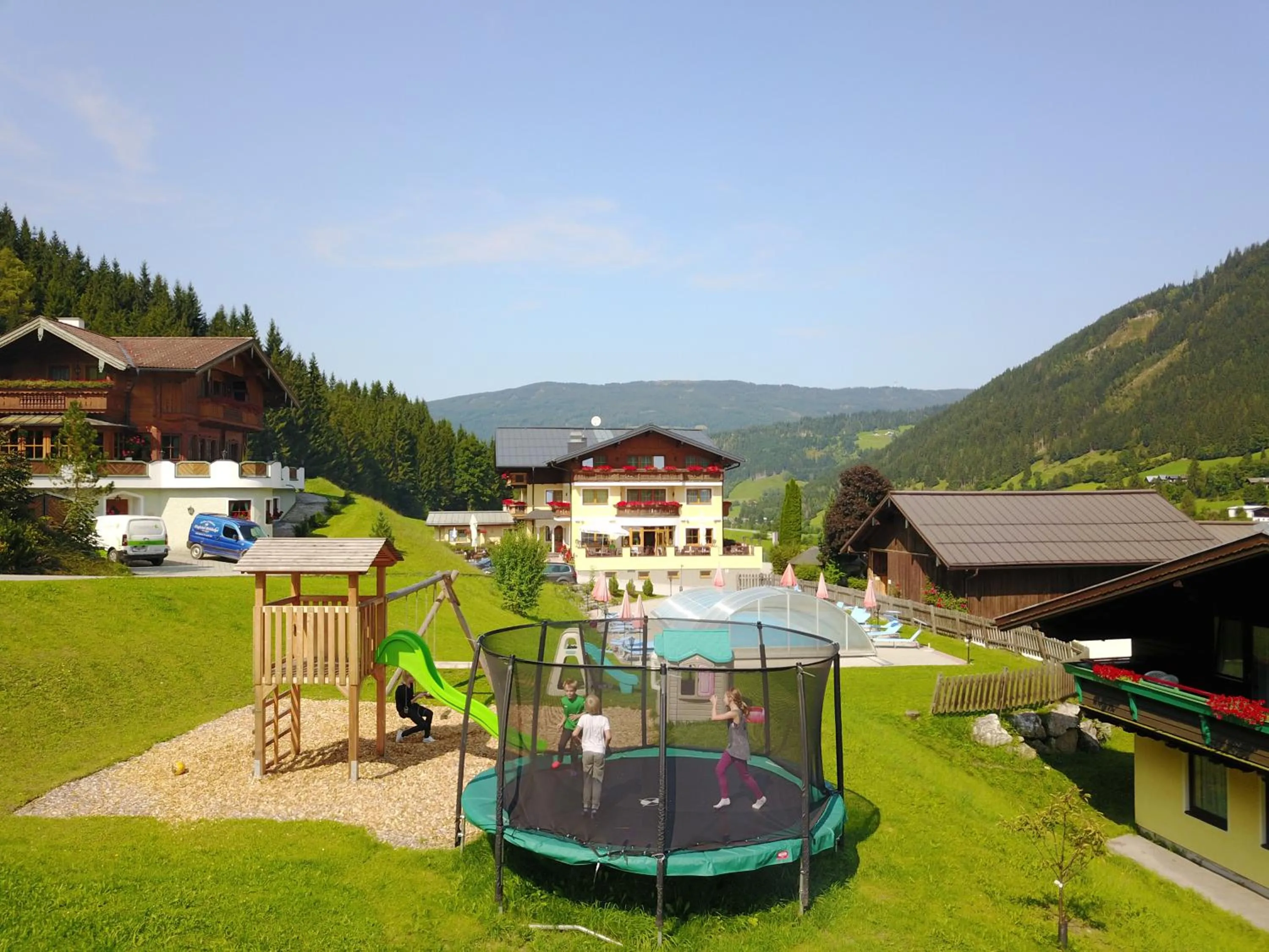 Children play ground in Natur & Familienhotel Der Stieglerhof