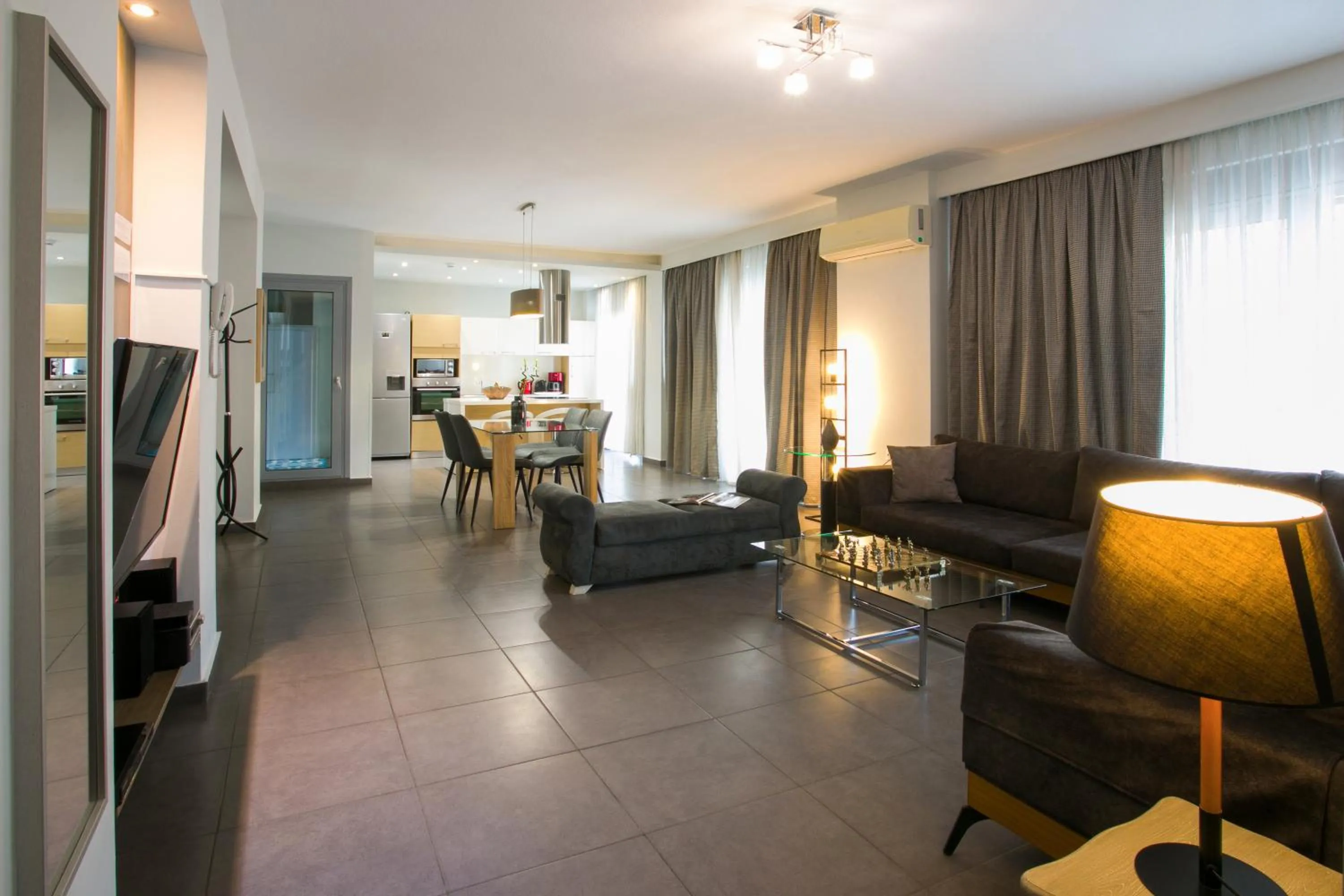 Living room in Polis Apartments