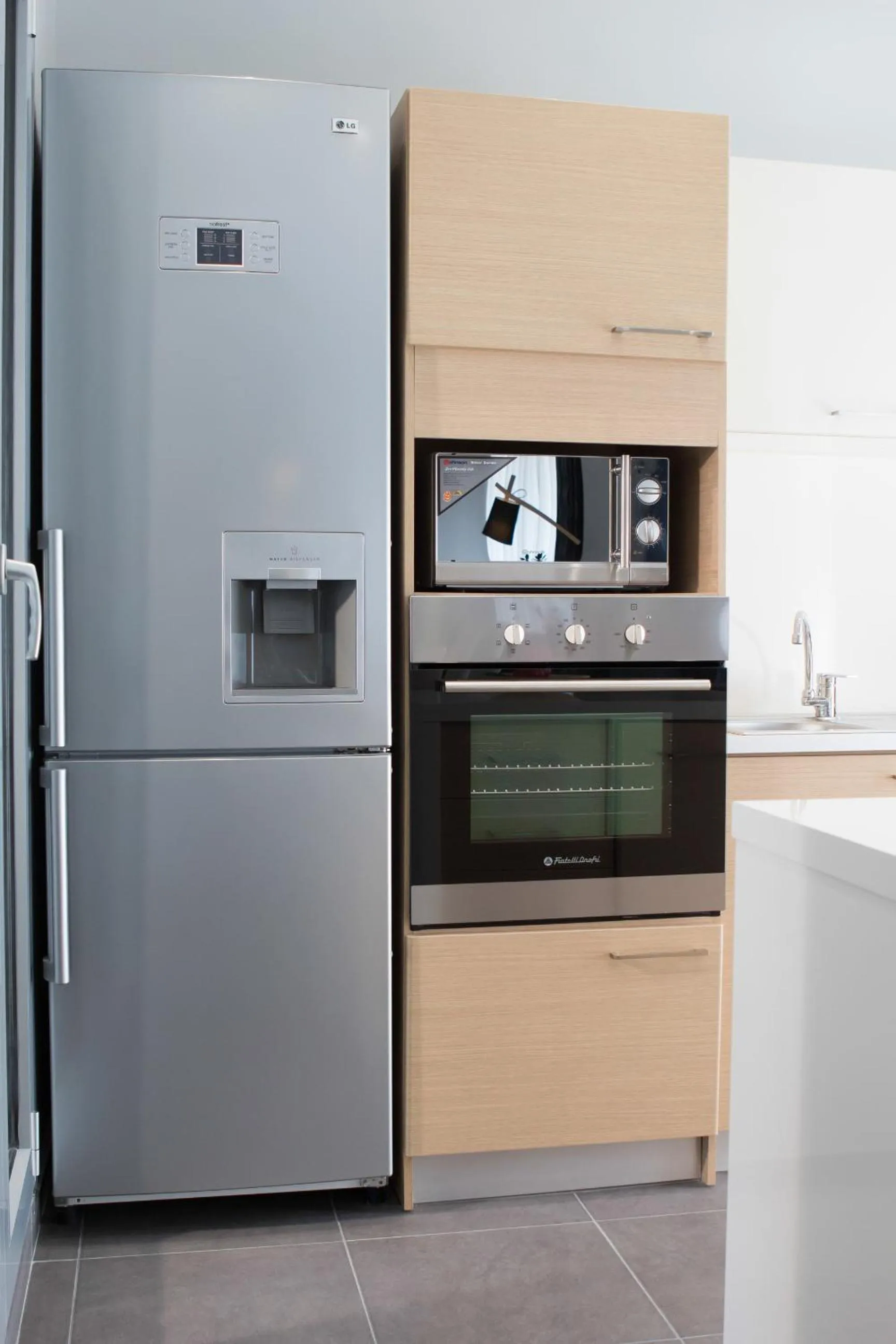 Kitchen or kitchenette in Polis Apartments