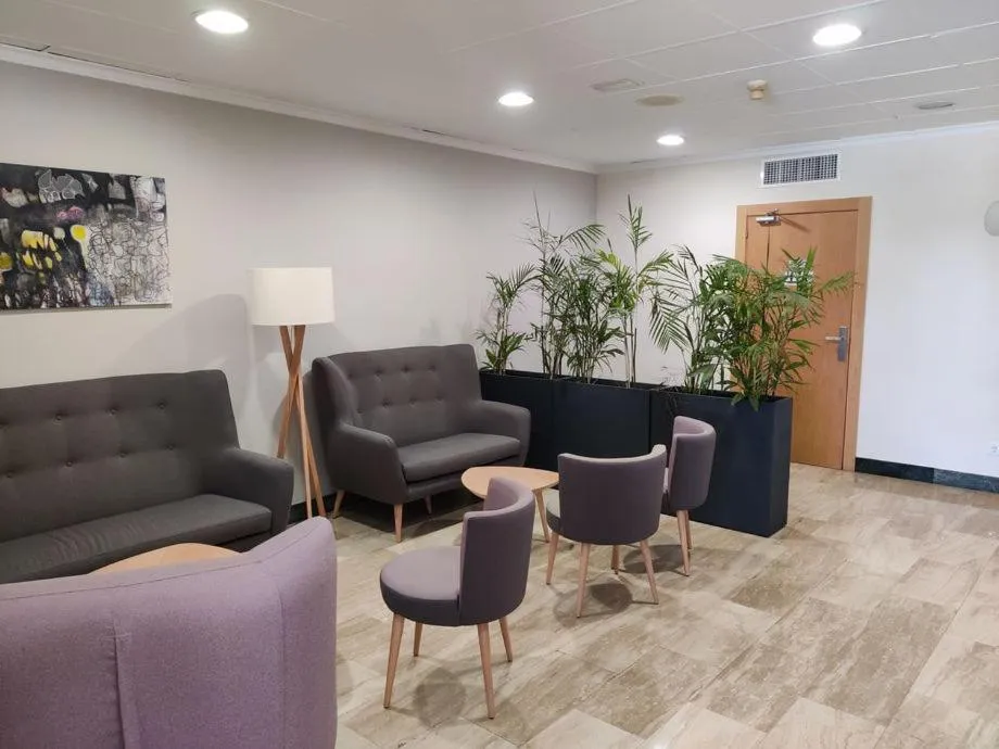 Seating area in Hotel Tanit