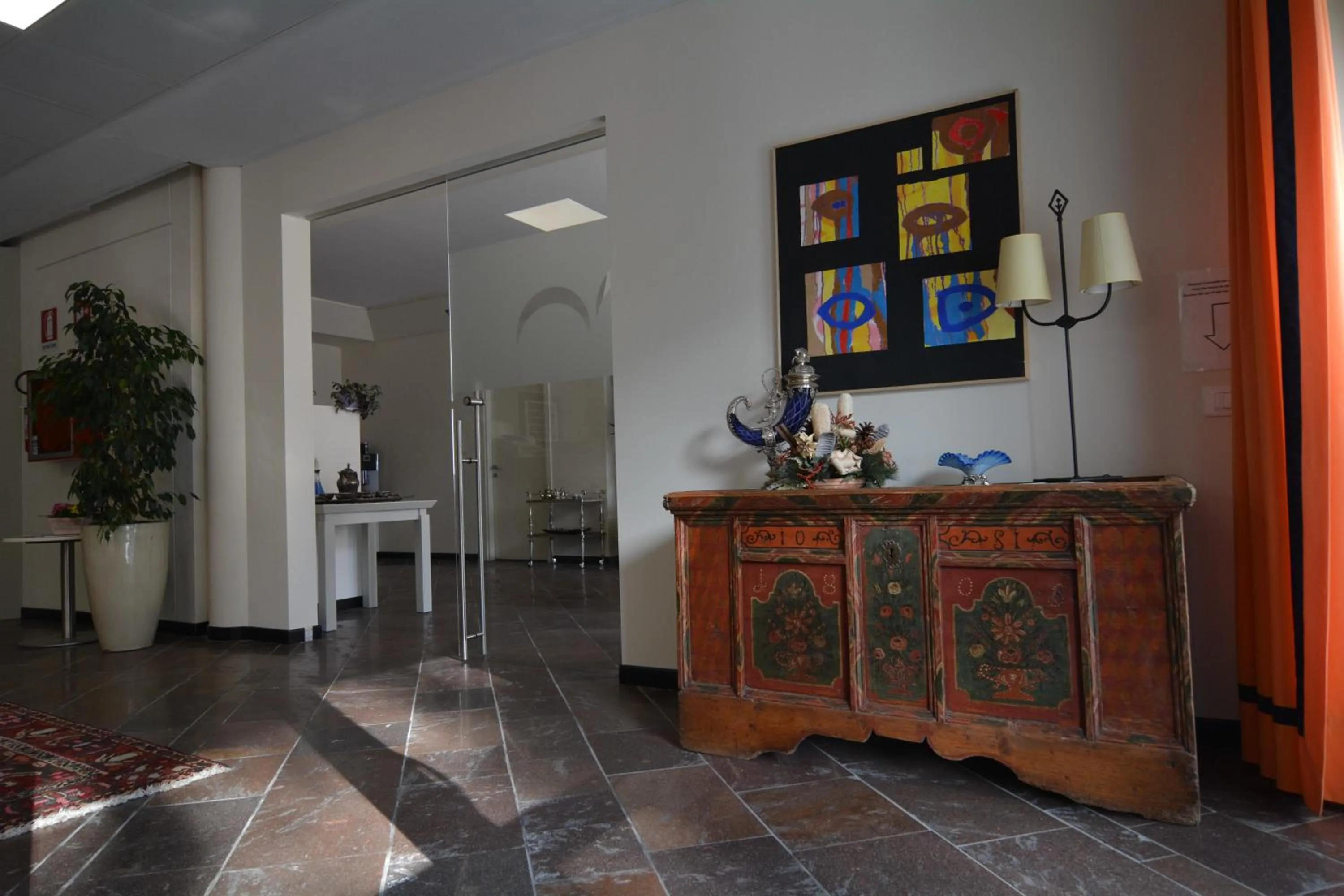 Lobby or reception in Al Ponte Garnì