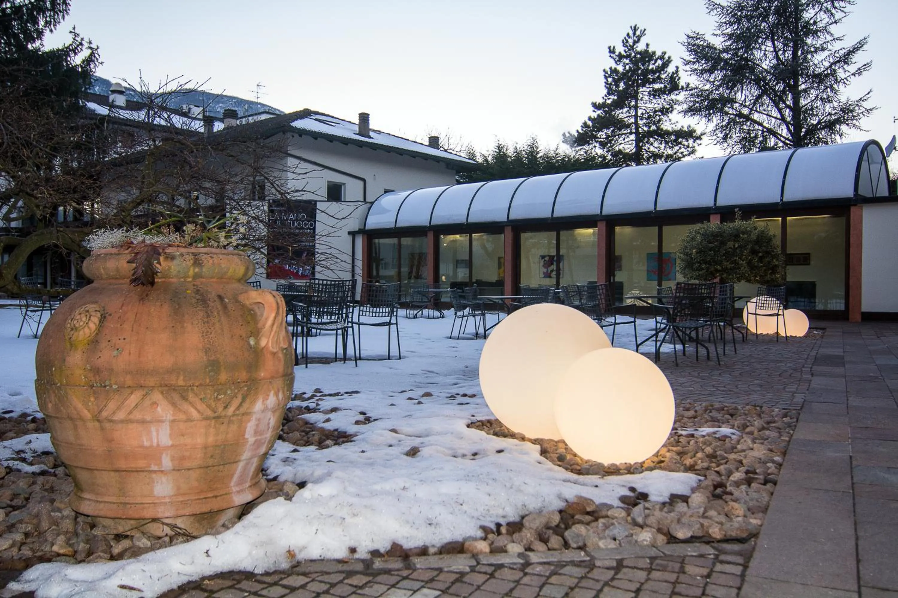 Garden view in Al Ponte Garnì