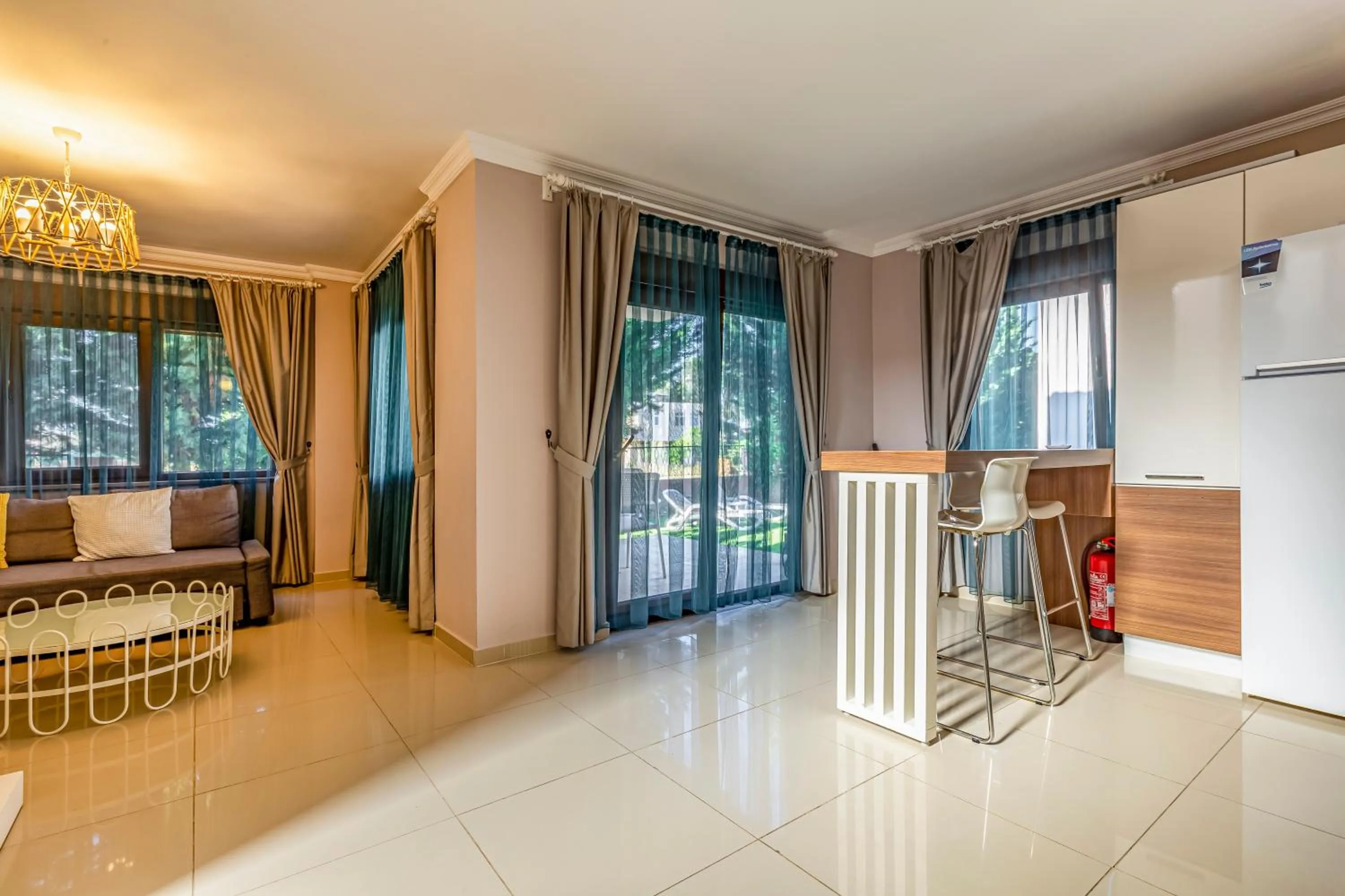 Living room in VISTA Villa