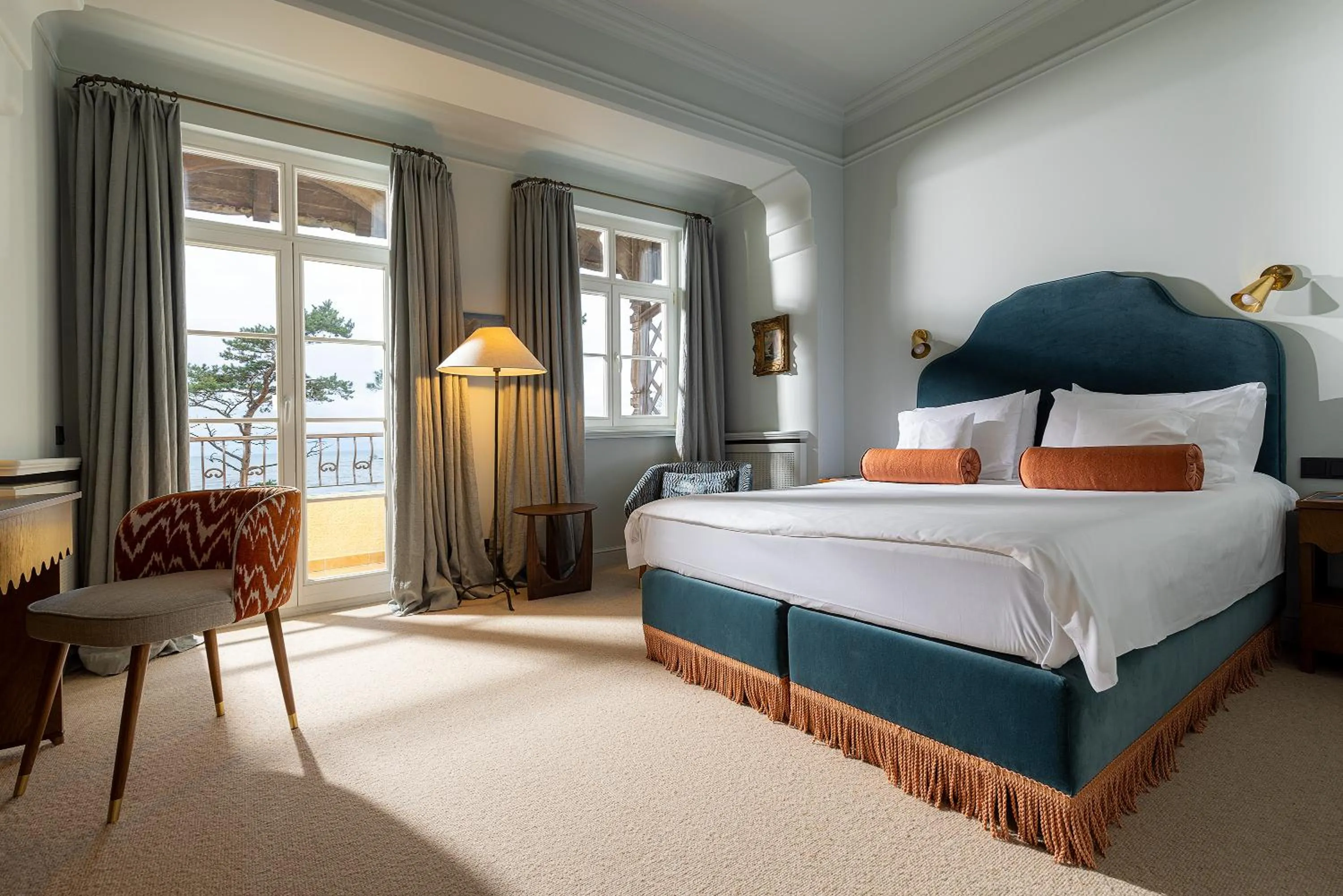 Bed in Zamek Łeba Resort & Spa