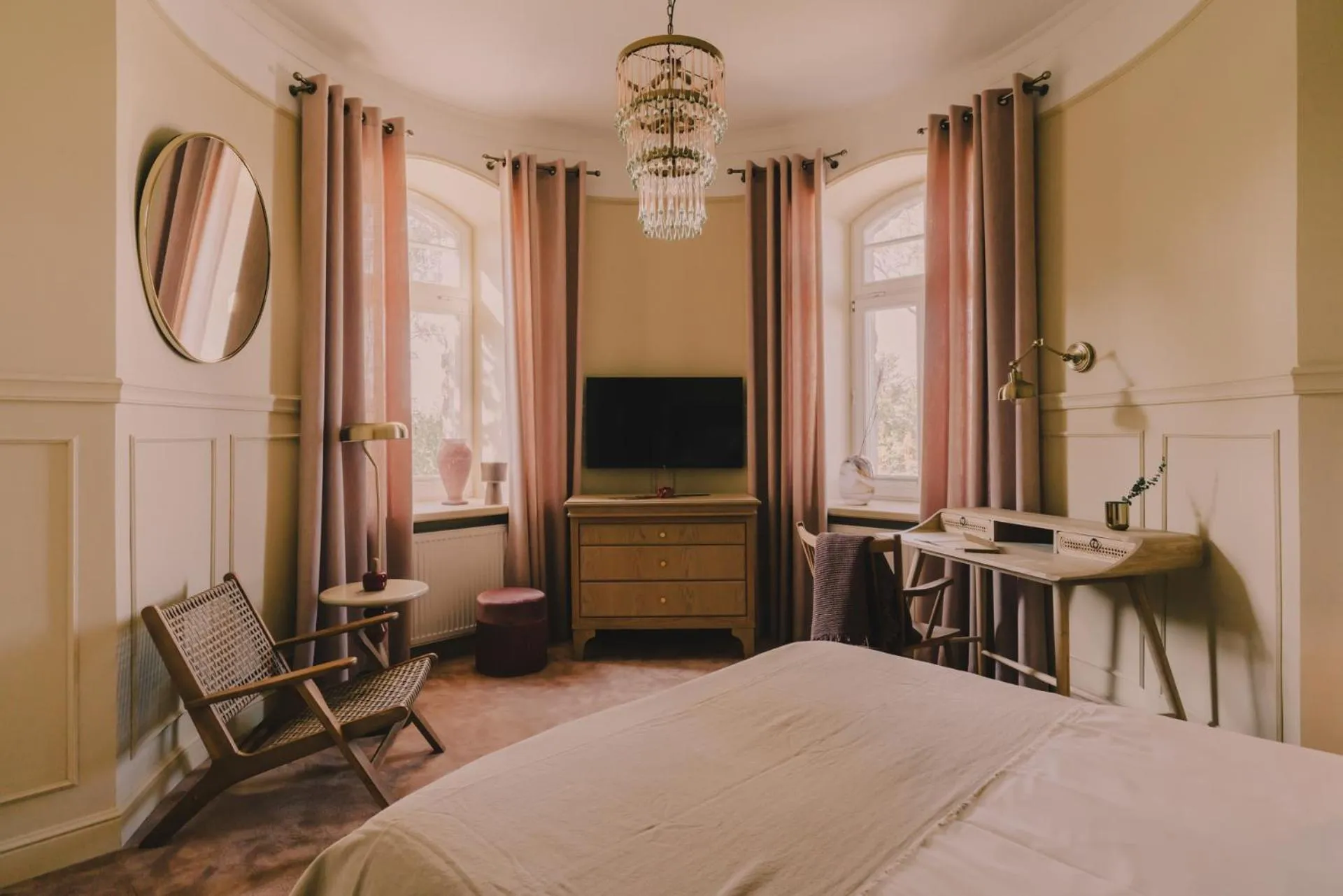 Bed in Zamek Łeba Resort & Spa