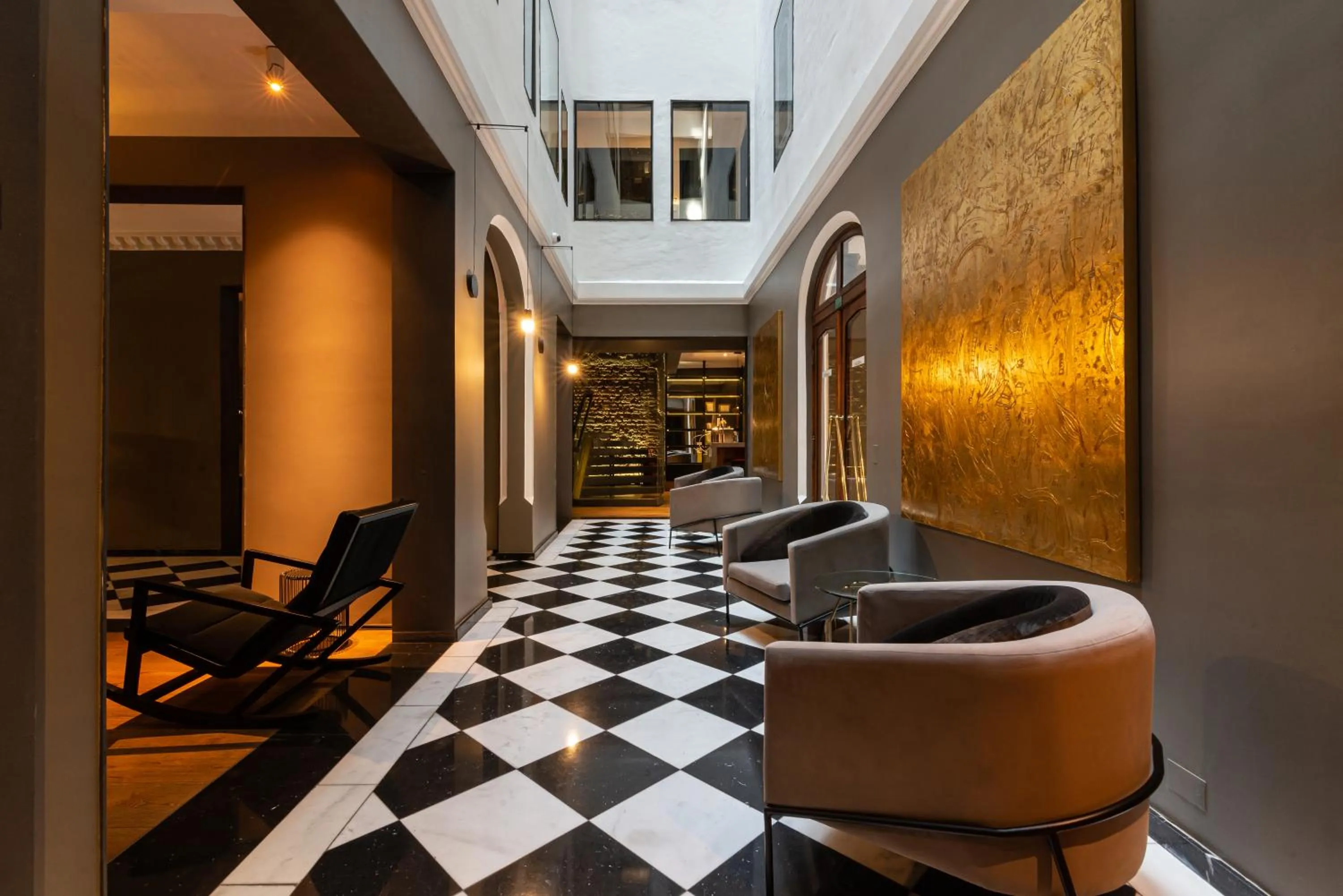Lobby or reception in Hotel Magnolia Santiago