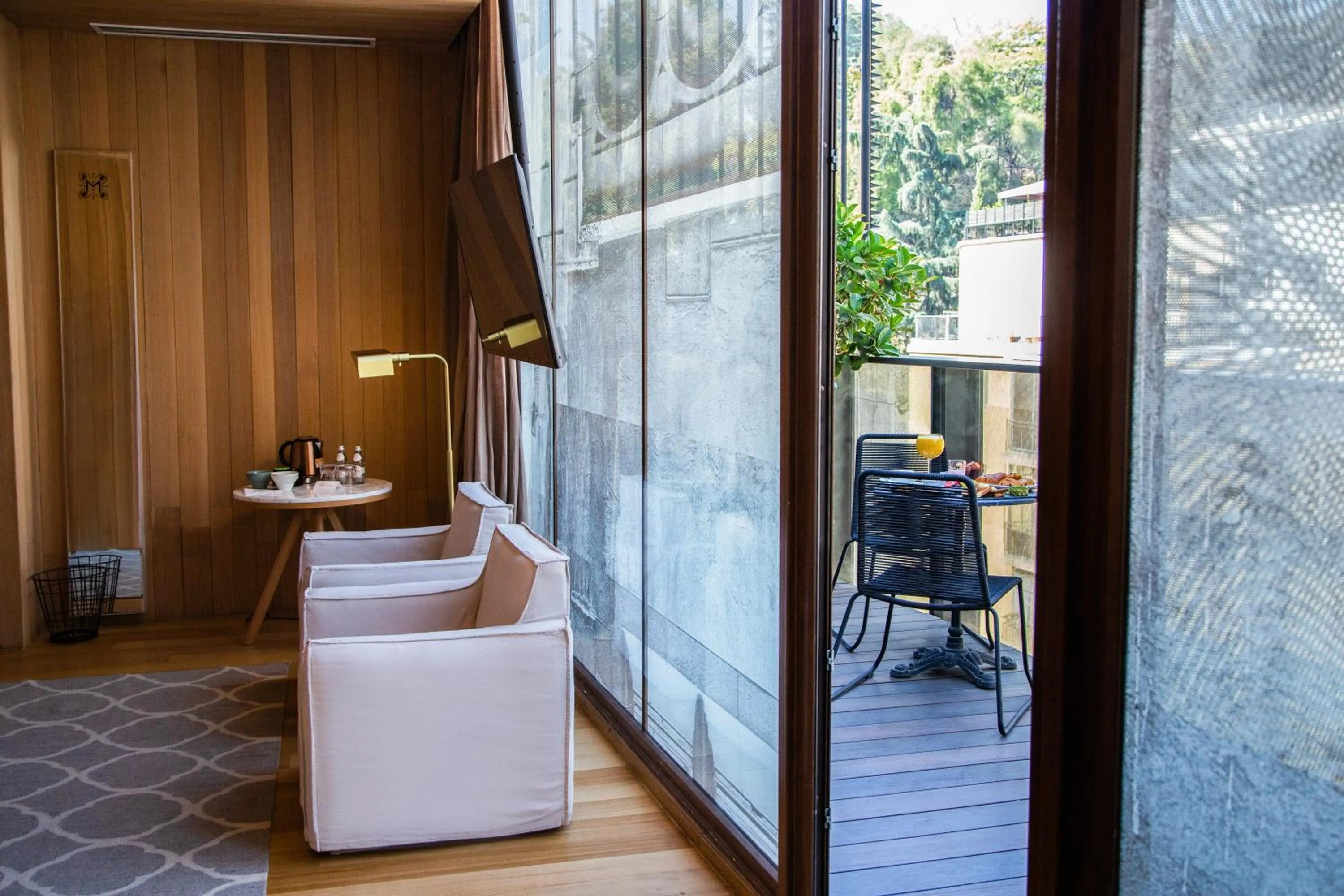 Balcony/Terrace in Hotel Magnolia Santiago