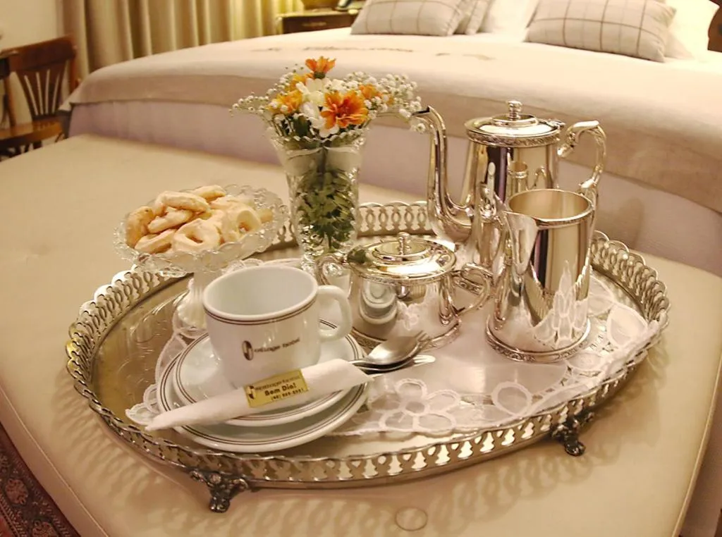 Decorative detail, Bed in Village Hotel