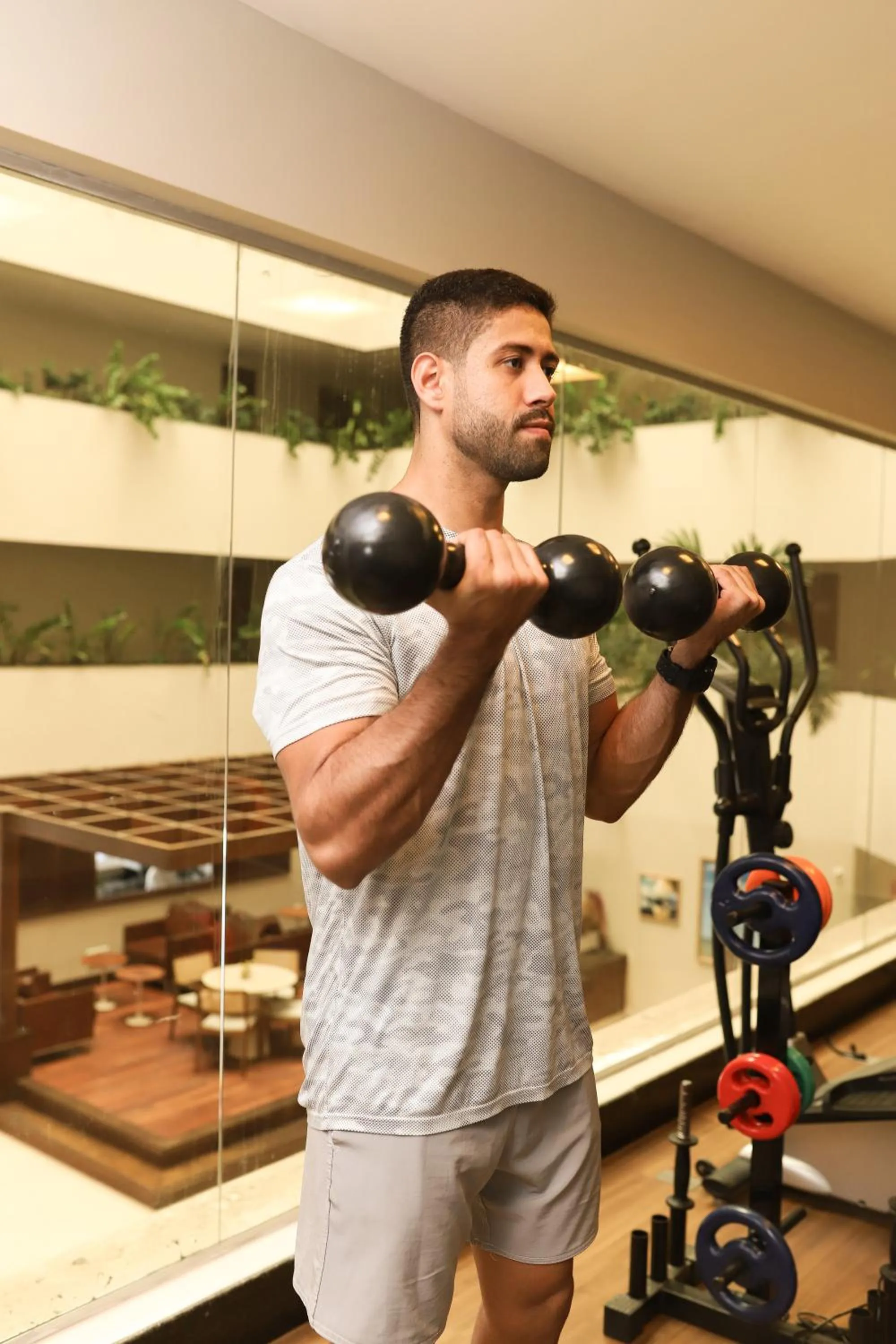 Fitness centre/facilities in Marano Hotel