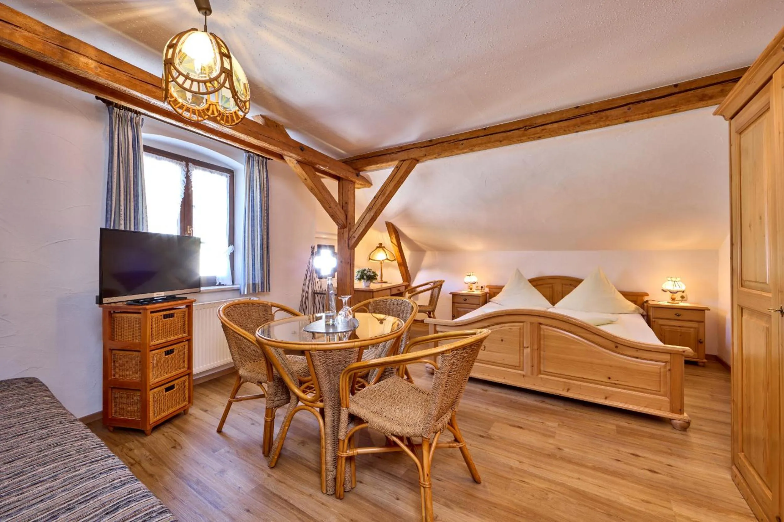 Bed in Hotel Drei Mohren