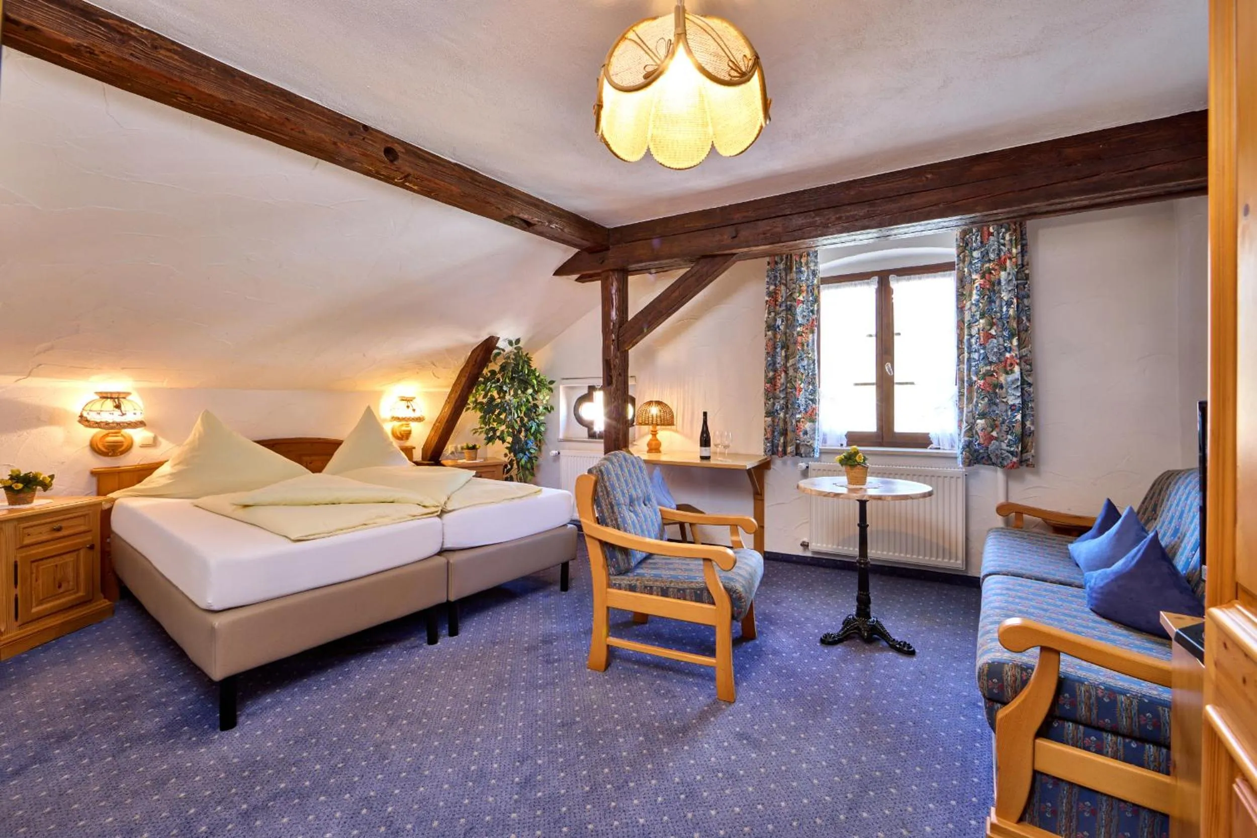 Bed in Hotel Drei Mohren