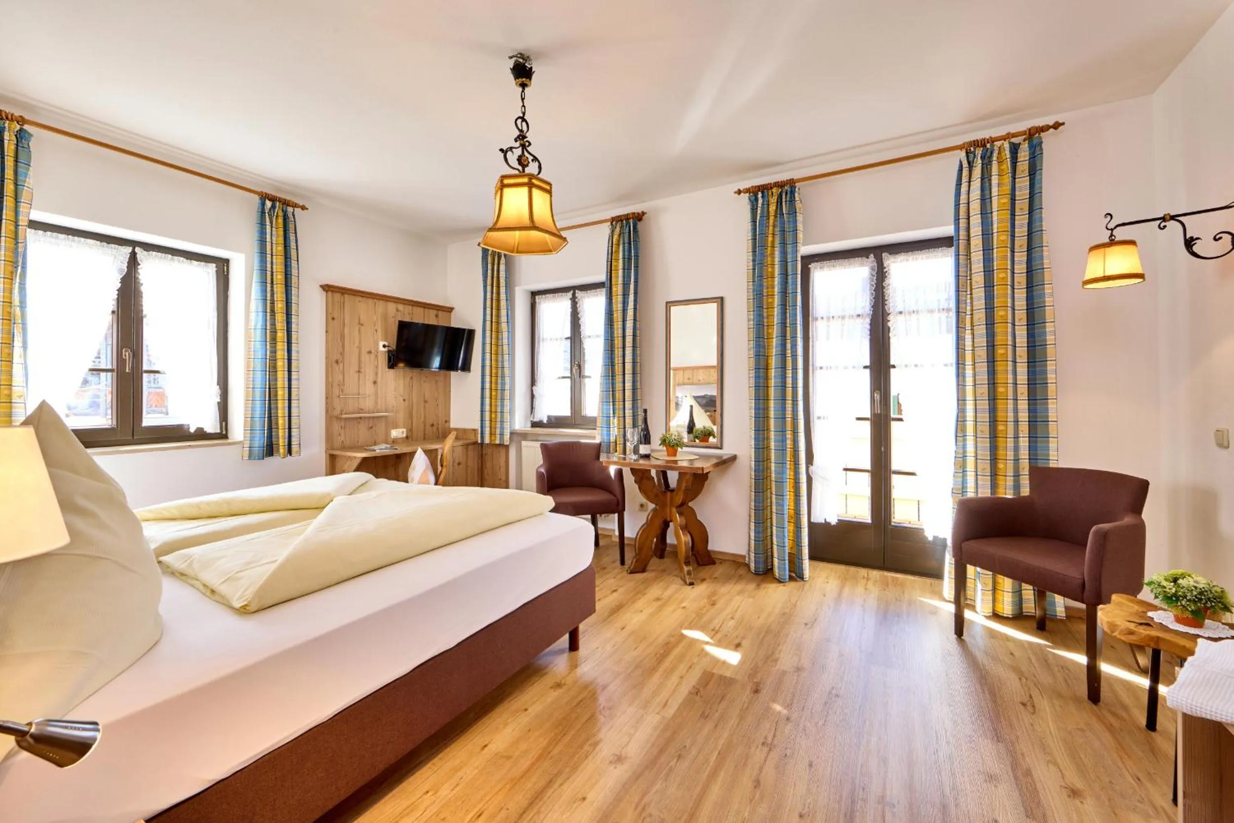 Bed in Hotel Drei Mohren