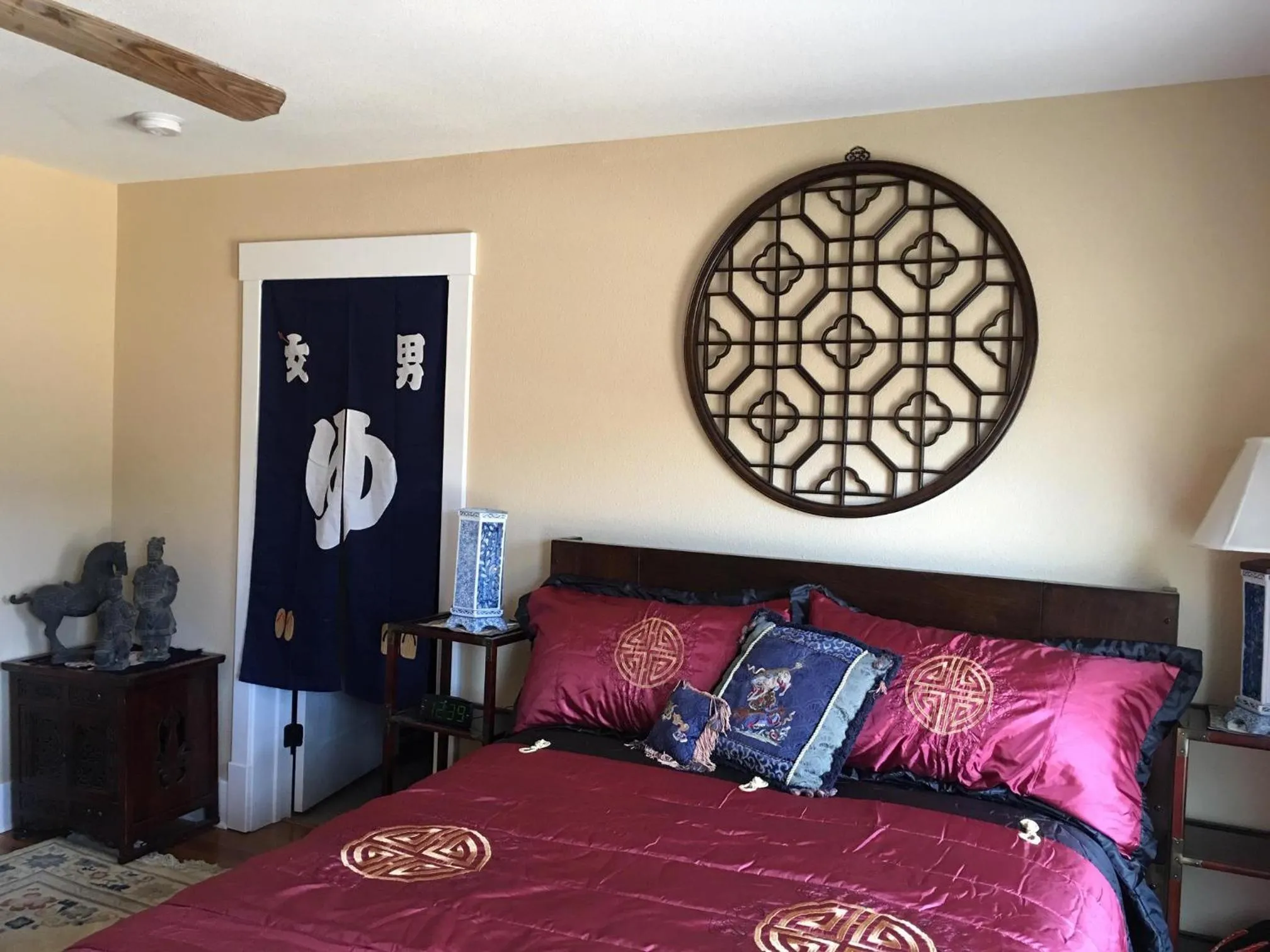 Bed in Attwood House Bed and Breakfast near Manhattan, KS