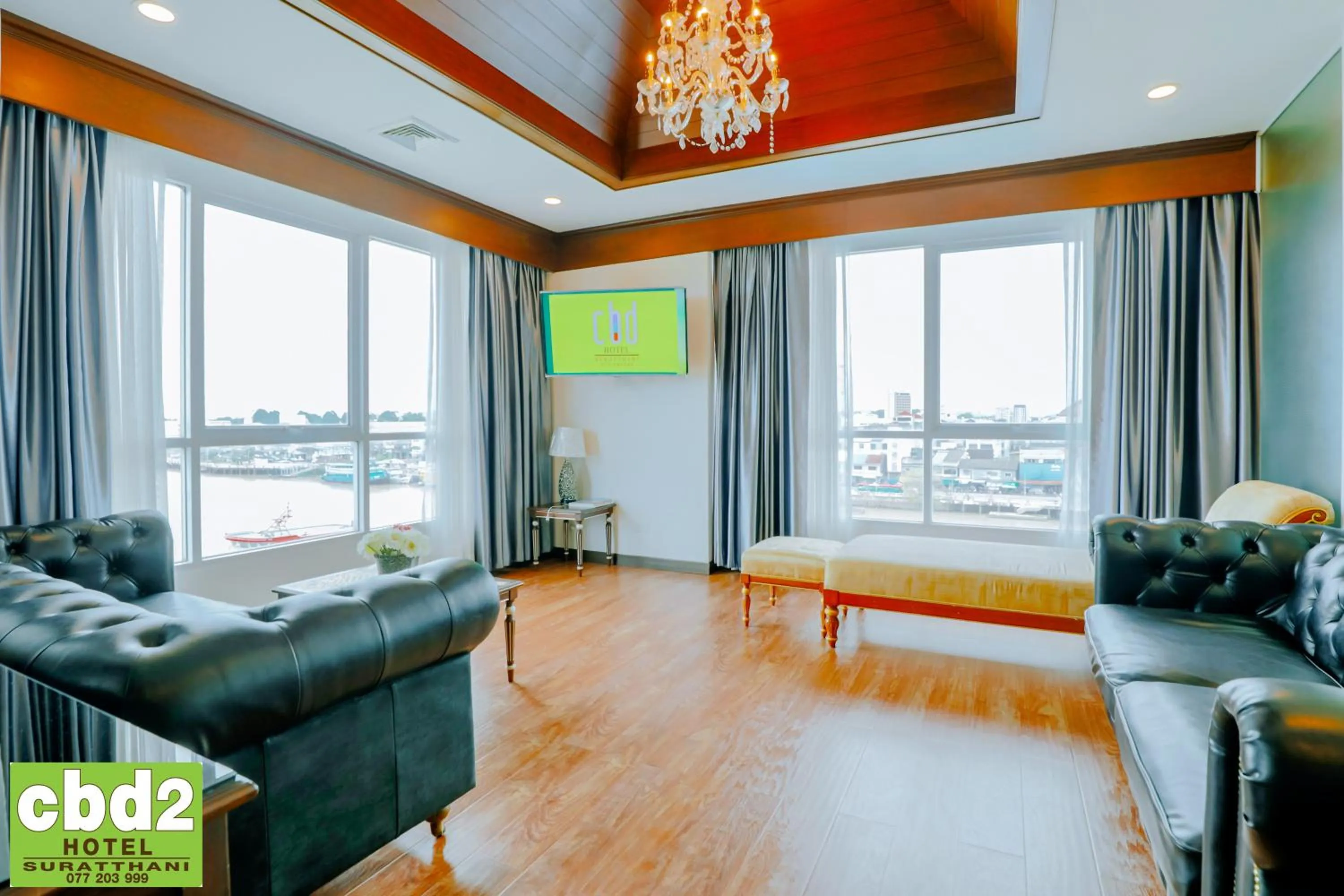 Seating area, Bed in CBD 2 Hotel