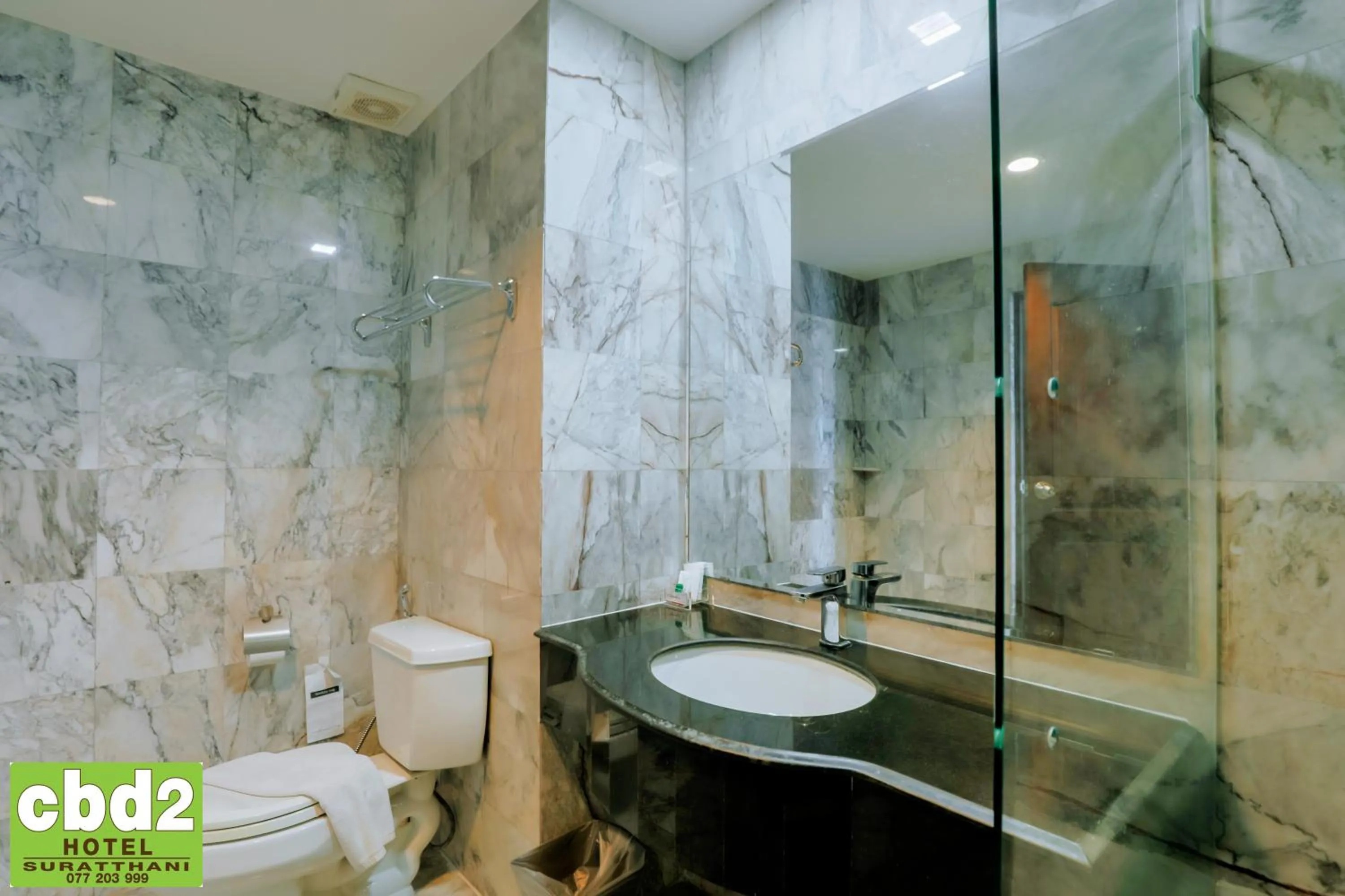 Bathroom in CBD 2 Hotel