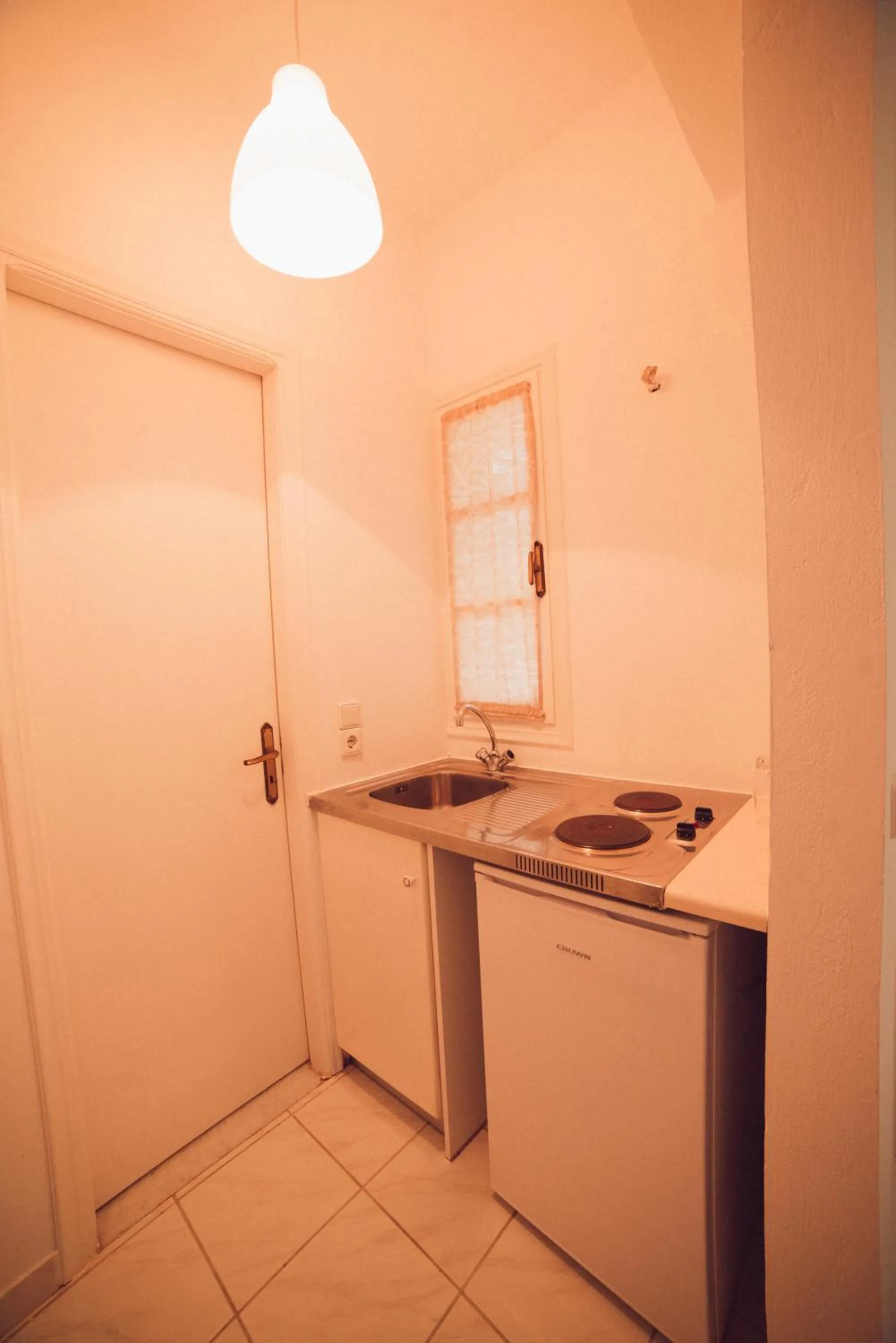 Kitchen or kitchenette in Nerina Studios Agios Nikitas