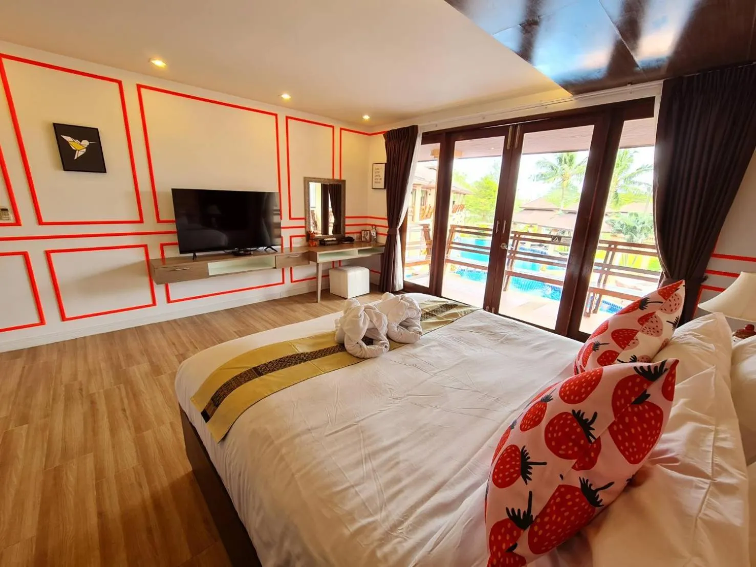 Photo of the whole room, Bed in Elegancy Resort Hua Hin